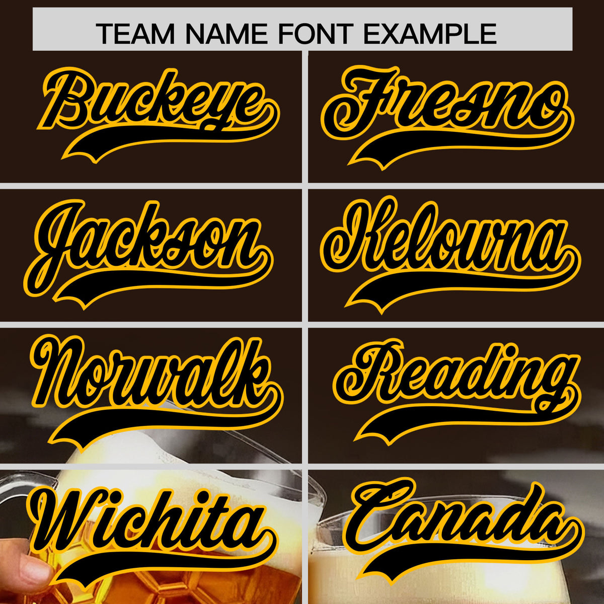 Custom Brown Personalized Team Shirts for Parties &amp; Training | KXKSHOP