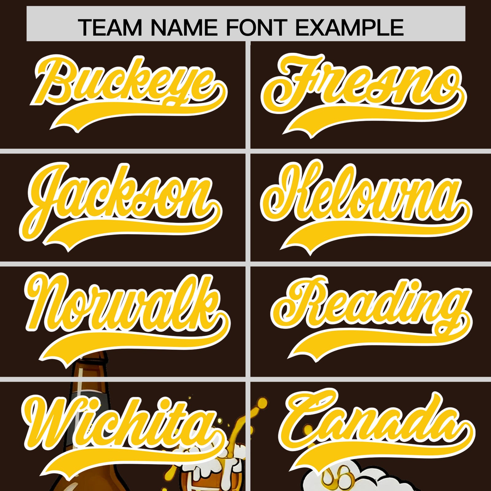 Custom Brown Personalized Team Shirts for Parties & Training | KXKSHOP