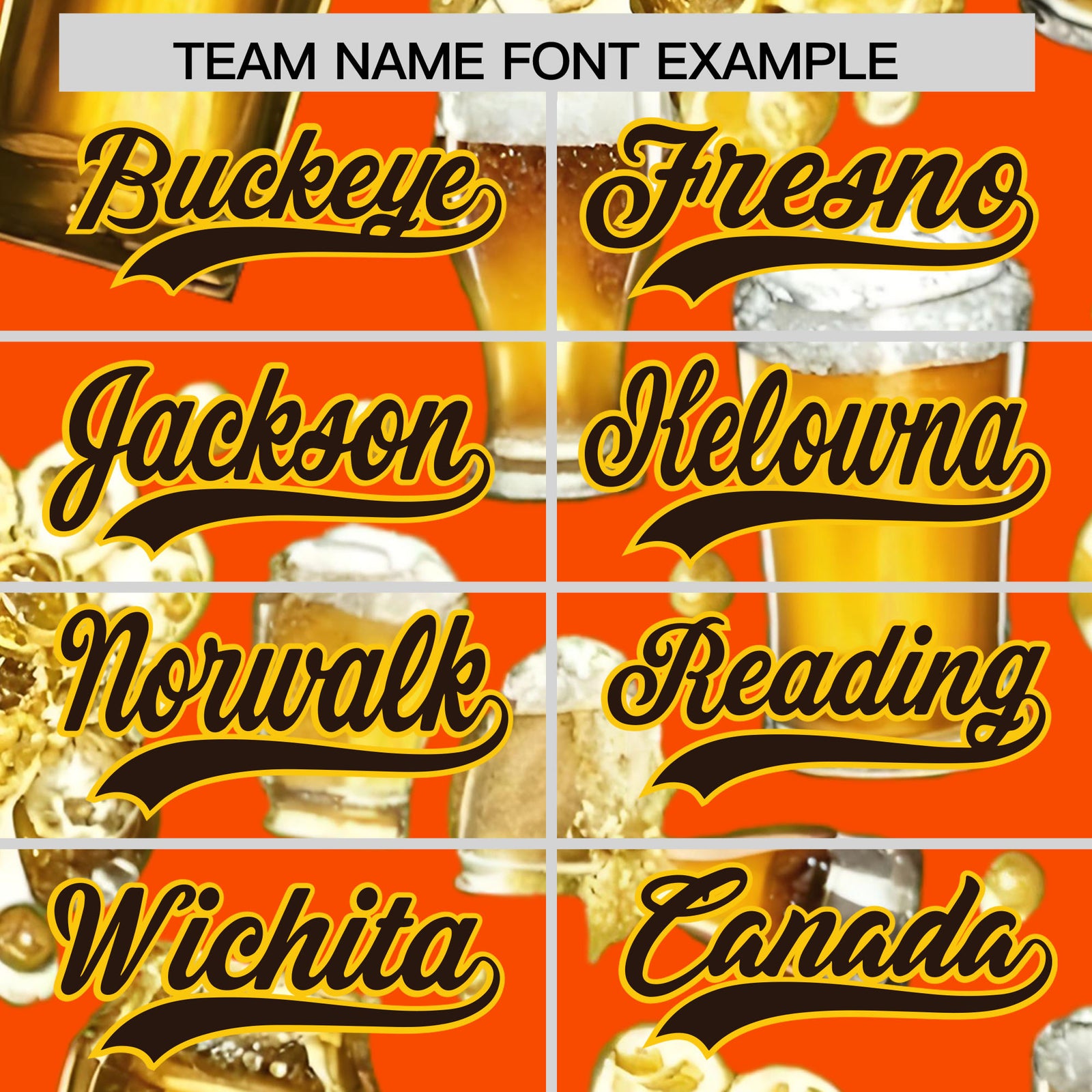 Custom Orange Personalized Team Shirts for Parties & Training | KXKSHOP