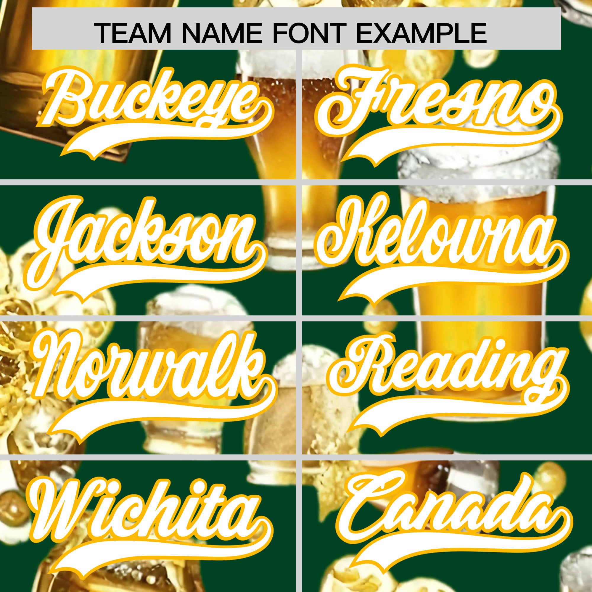 Custom Green Personalized Team Shirts for Parties & Training | KXKSHOP