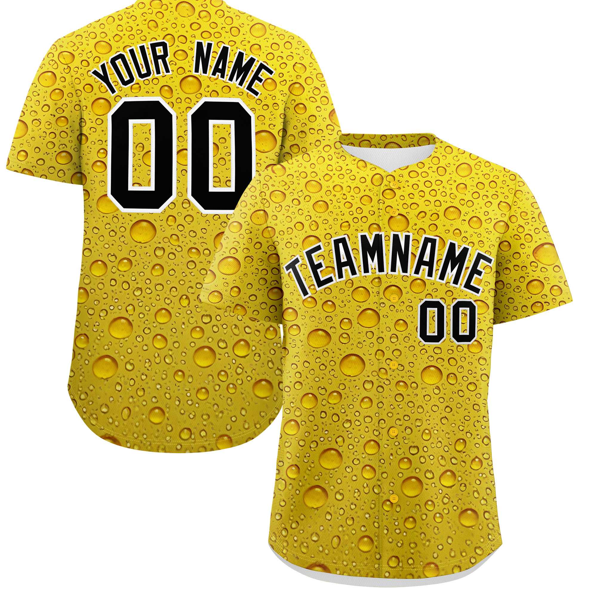 Custom Gold Personalized Team Shirts for Parties & Training | KXKSHOP