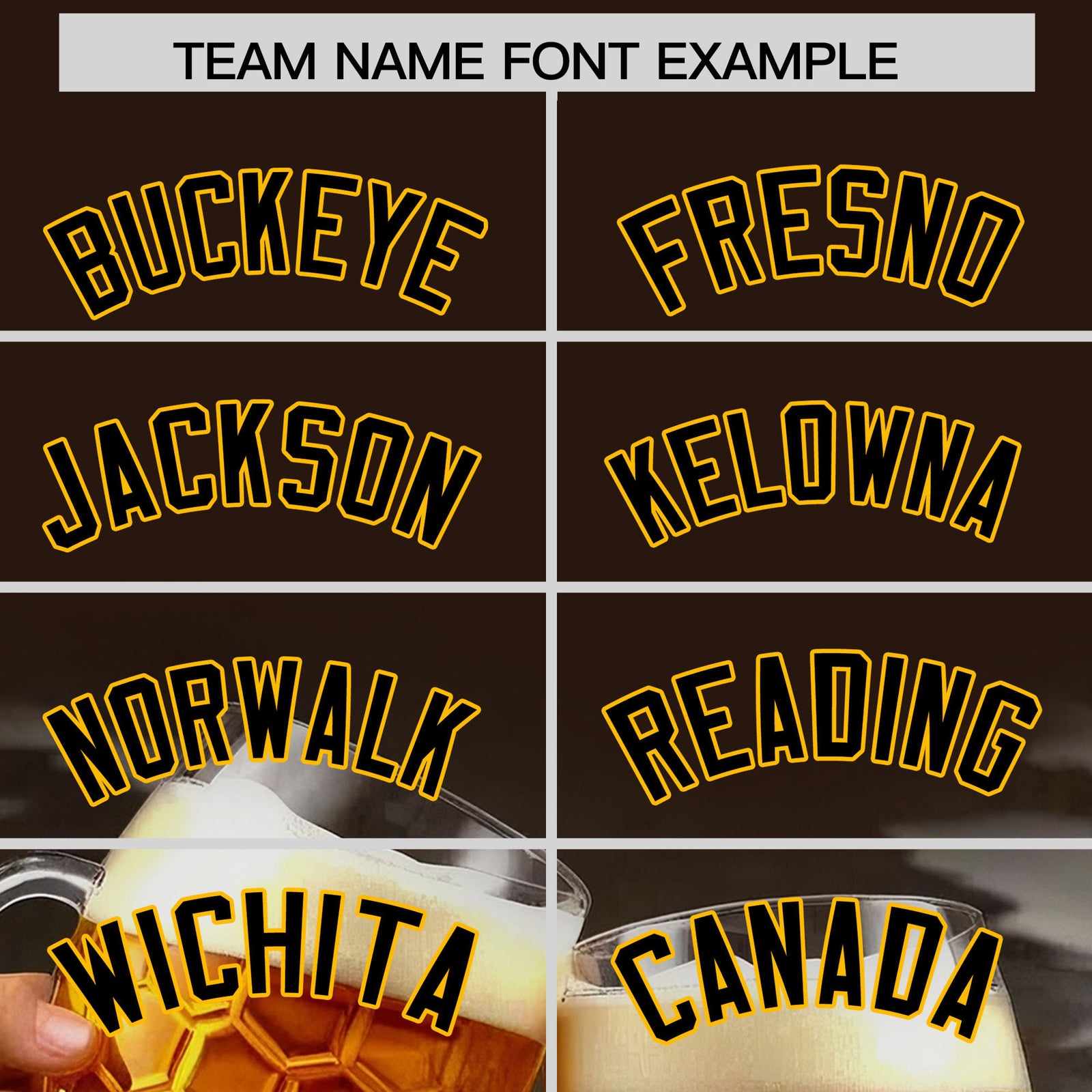 Custom Brown Personalized Team Shirts for Parties & Training | KXKSHOP