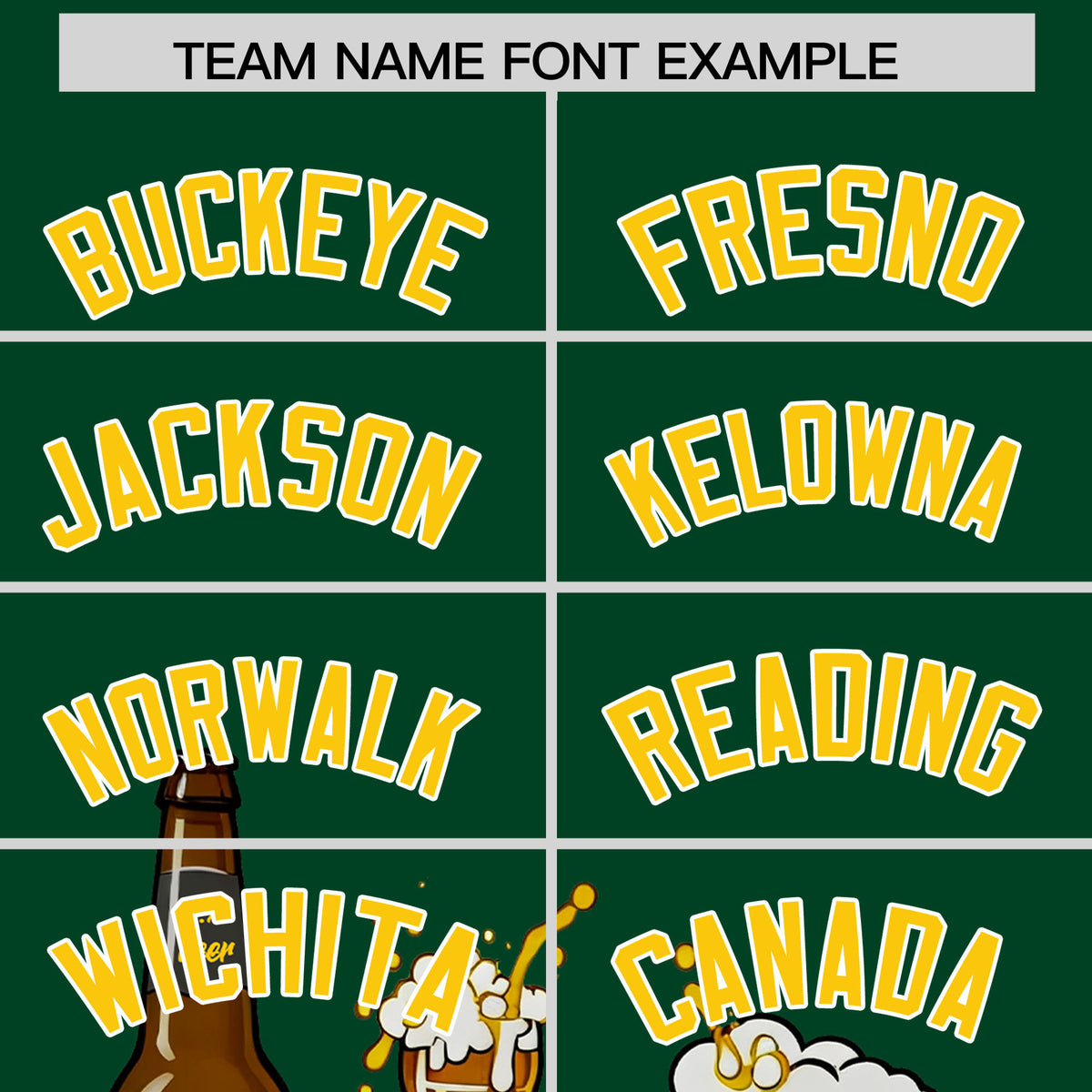 Custom Green Personalized Team Shirts for Parties &amp; Training | KXKSHOP