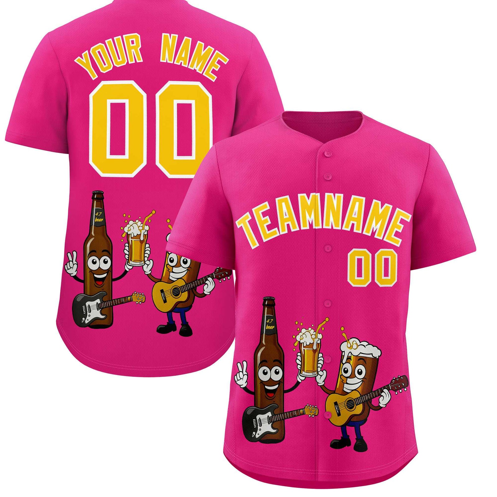 Custom Rose Red Personalized Team Shirts for Parties & Training | KXKSHOP