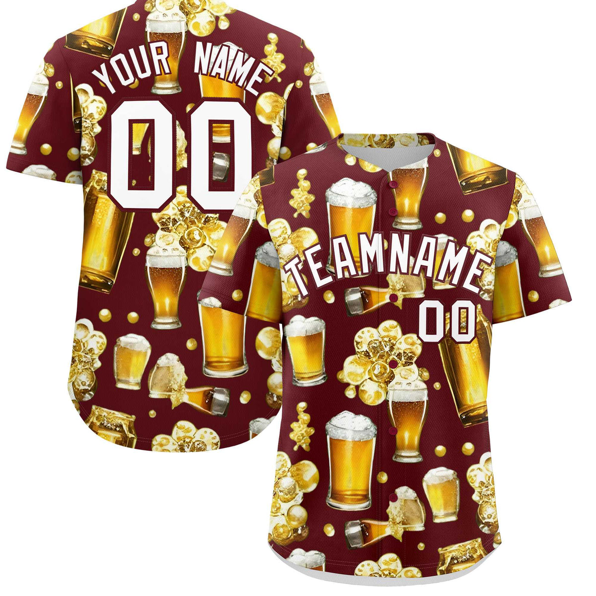 Custom Burgundy Personalized Team Shirts for Parties &amp; Training | KXKSHOP