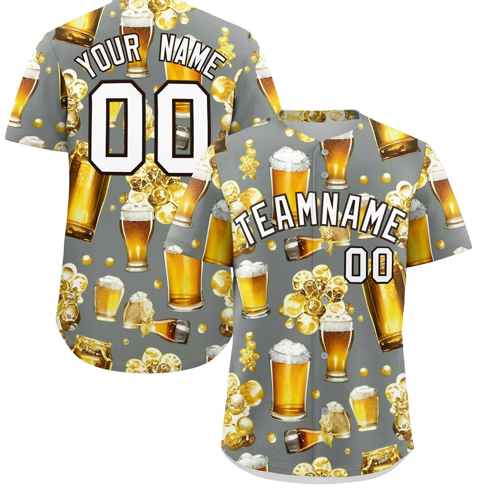 Custom Gray Personalized Team Shirts for Parties & Training | KXKSHOP