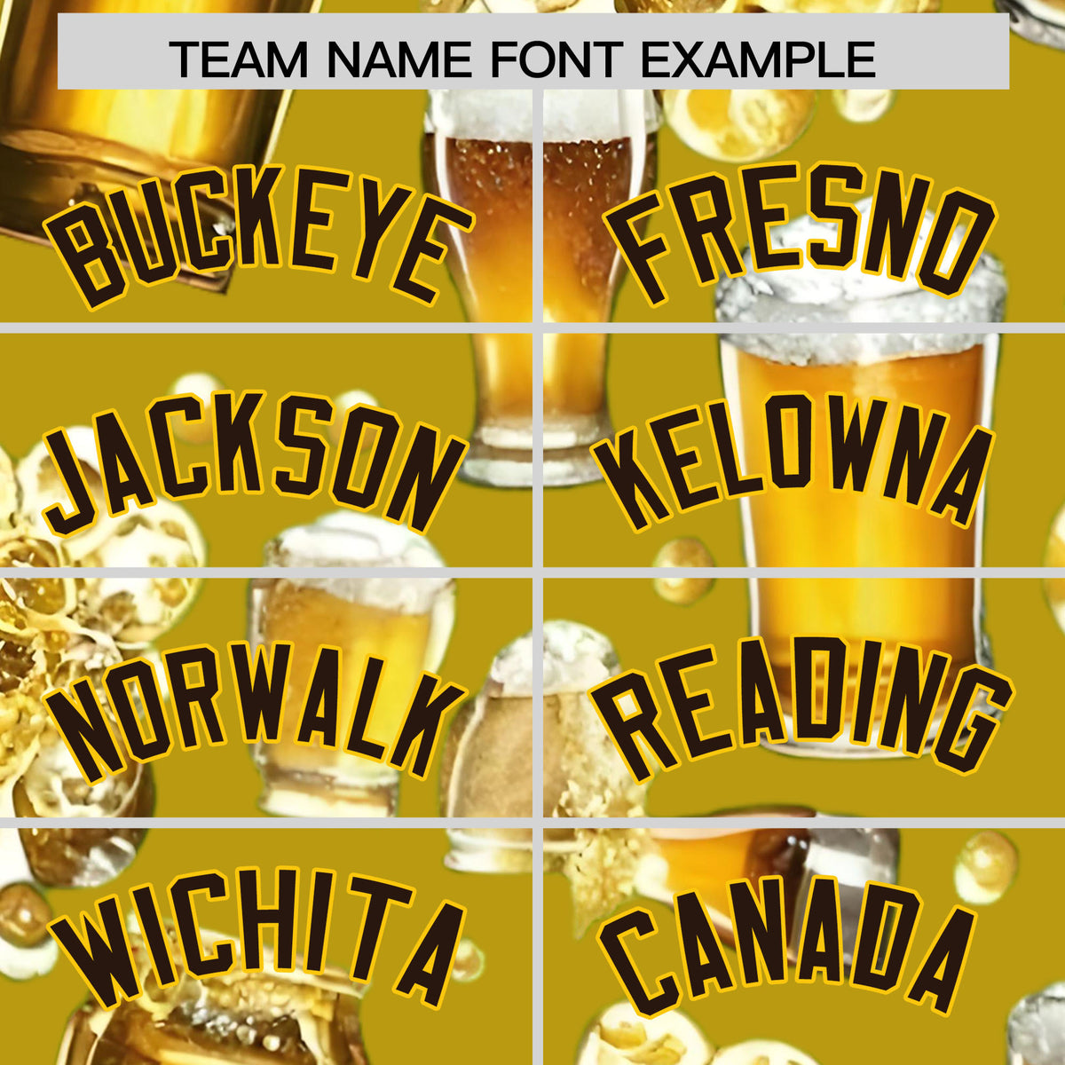 Custom Old Gold Personalized Team Shirts for Parties &amp; Training | KXKSHOP