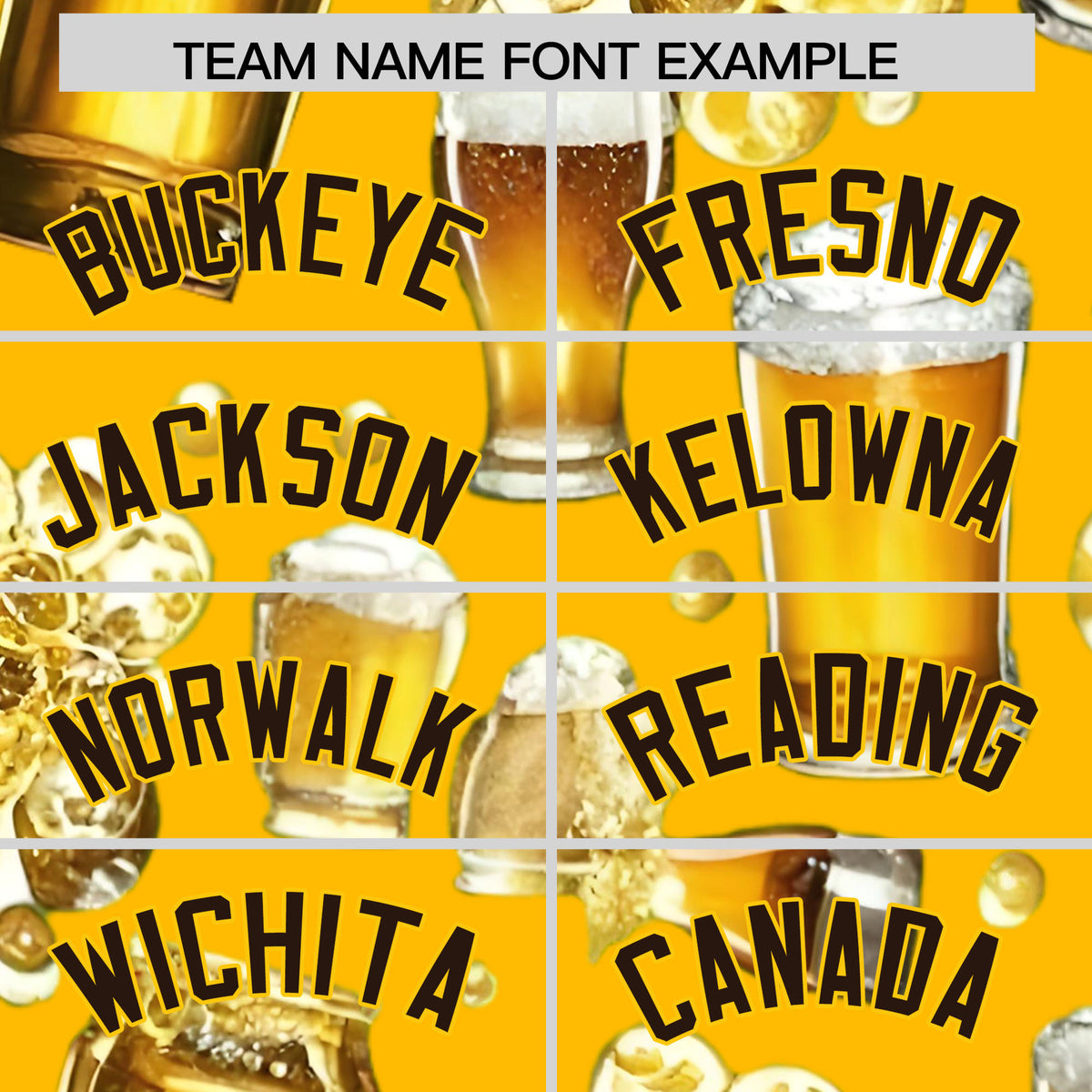 Custom Yellow Personalized Team Shirts for Parties &amp; Training | KXKSHOP