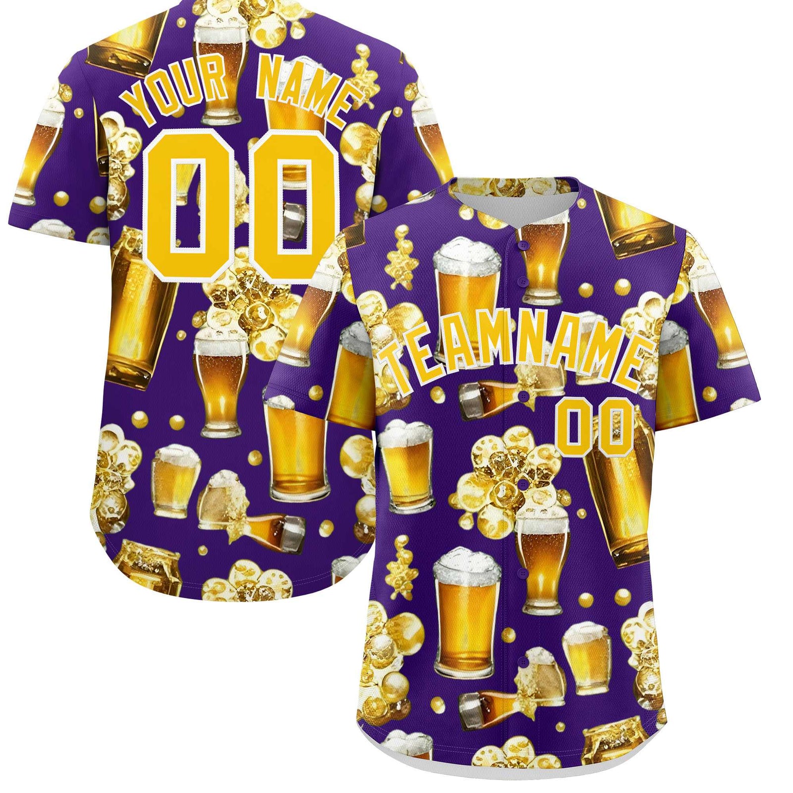 Custom Purple Personalized Team Shirts for Parties & Training | KXKSHOP