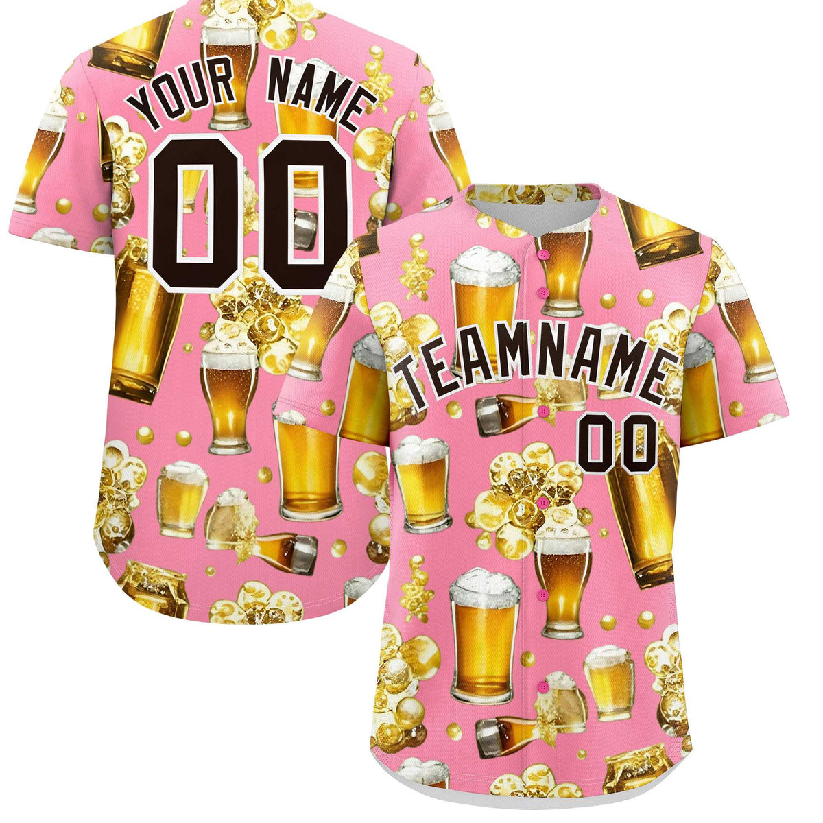 Custom Light Pink Personalized Team Shirts for Parties &amp; Training | KXKSHOP