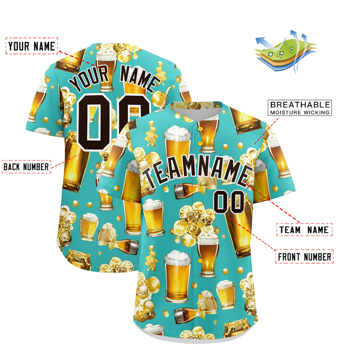 Custom Teal Personalized Team Shirts for Parties &amp; Training | KXKSHOP
