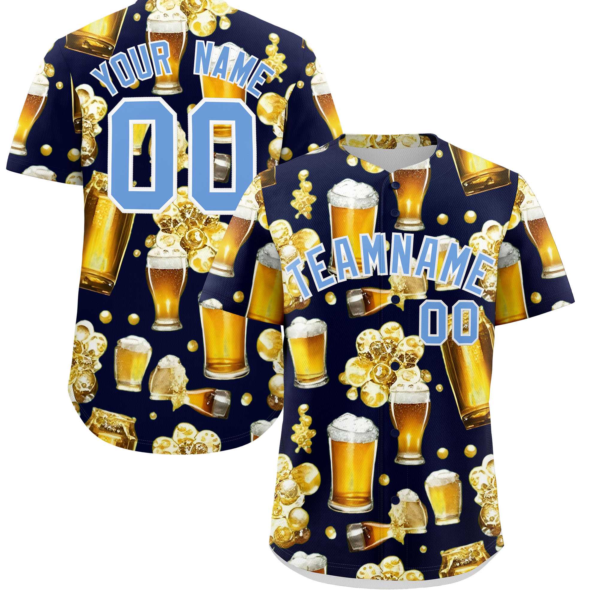 Custom Navy Personalized Team Shirts for Parties & Training | KXKSHOP