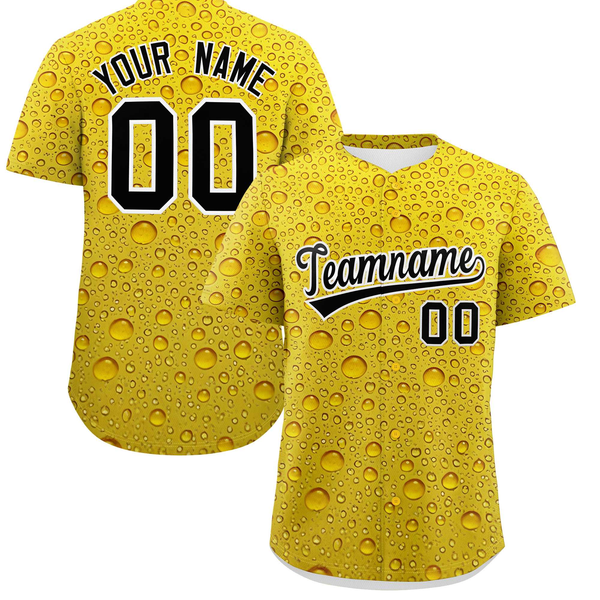 Custom Gold Personalized Team Shirts for Parties & Training | KXKSHOP