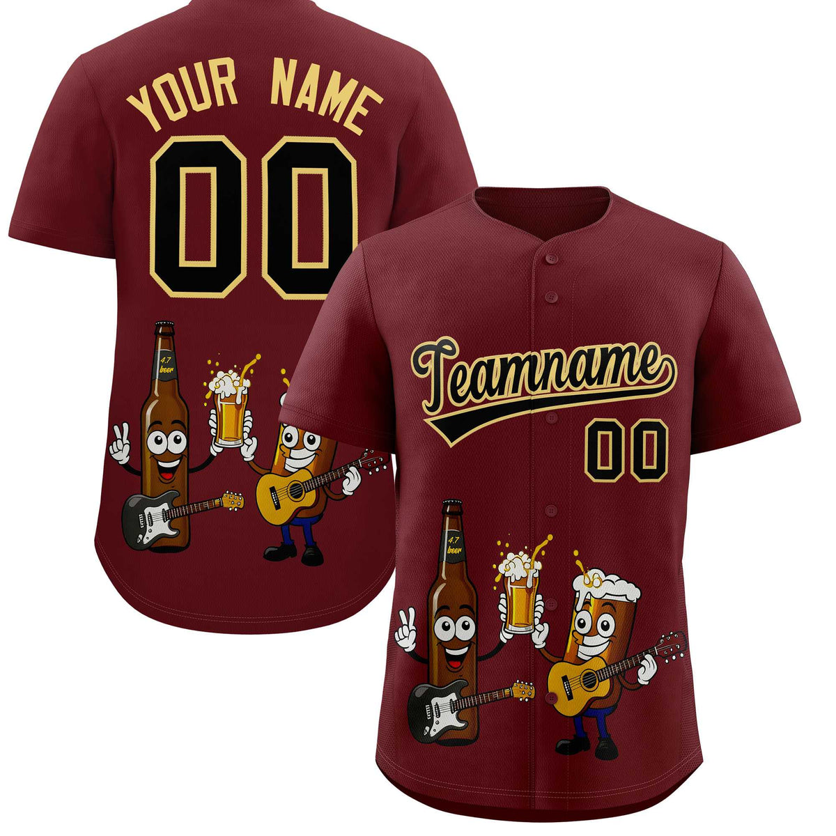 Custom Burgundy Personalized Team Shirts for Parties &amp; Training | KXKSHOP