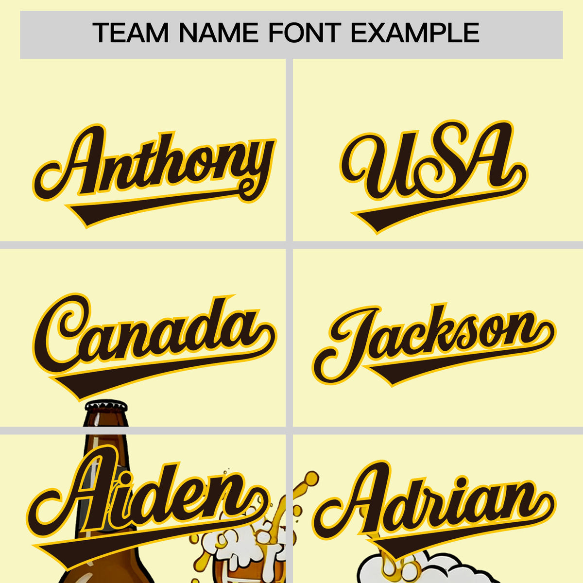 Custom Cream Personalized Team Shirts for Parties &amp; Training | KXKSHOP