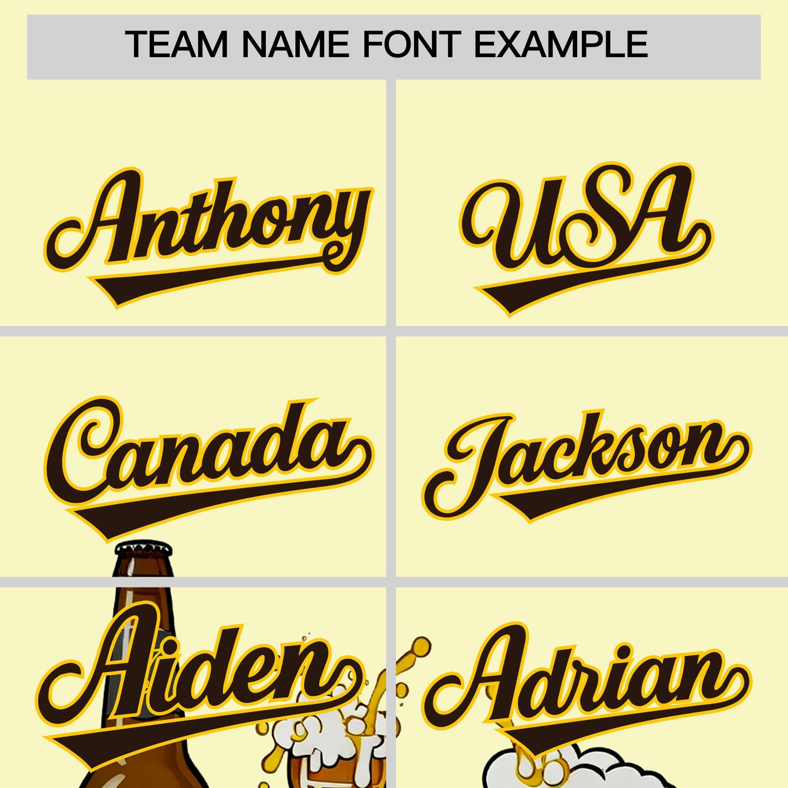 Custom Cream Personalized Team Shirts for Parties & Training | KXKSHOP