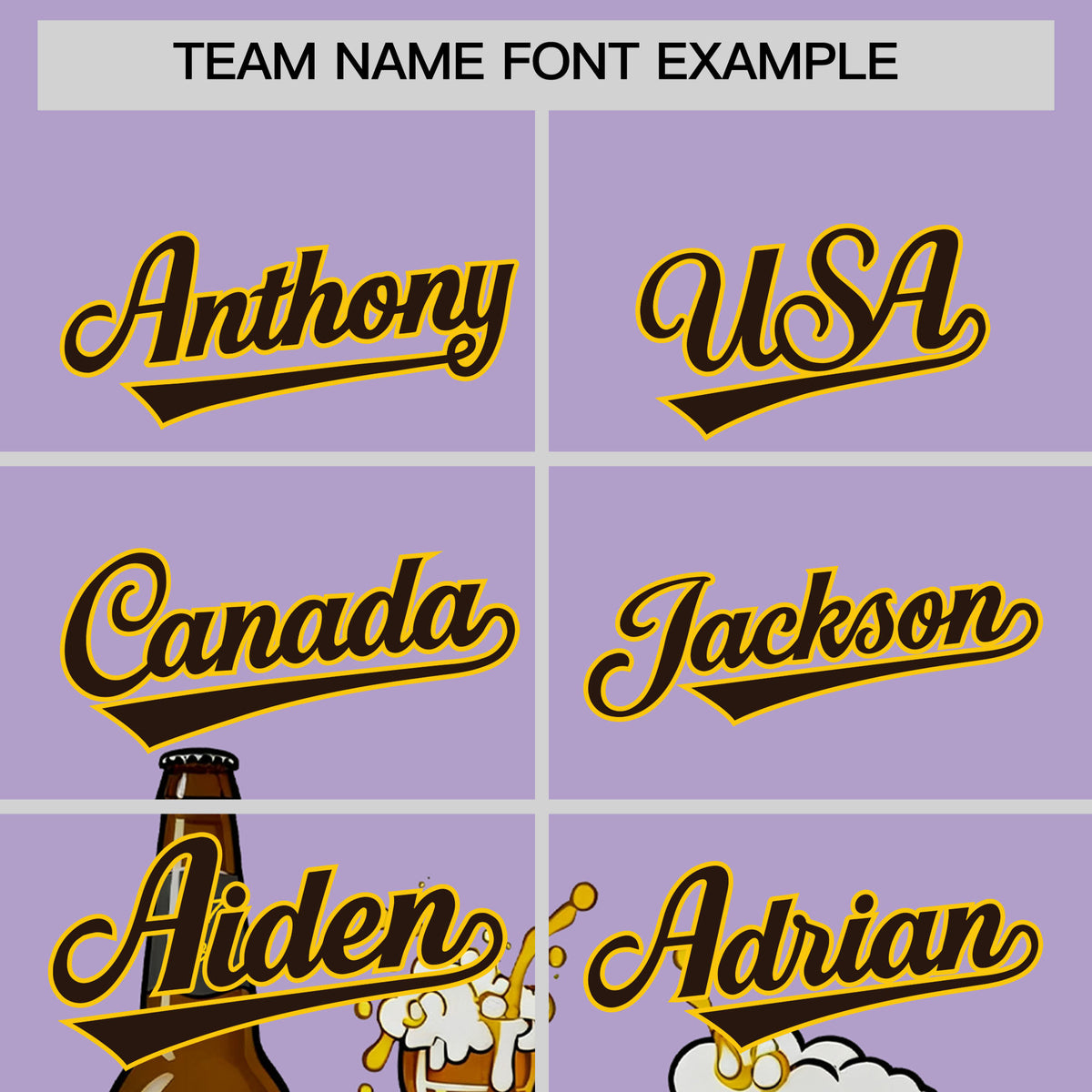 Custom Light Purple Personalized Team Shirts for Parties &amp; Training | KXKSHOP