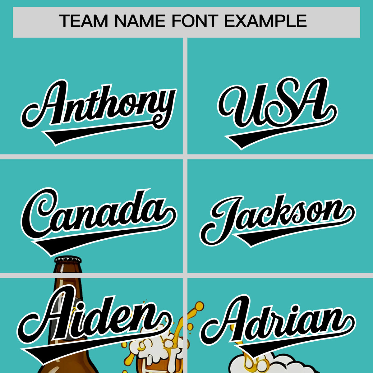 Custom Teal Personalized Team Shirts for Parties &amp; Training | KXKSHOP