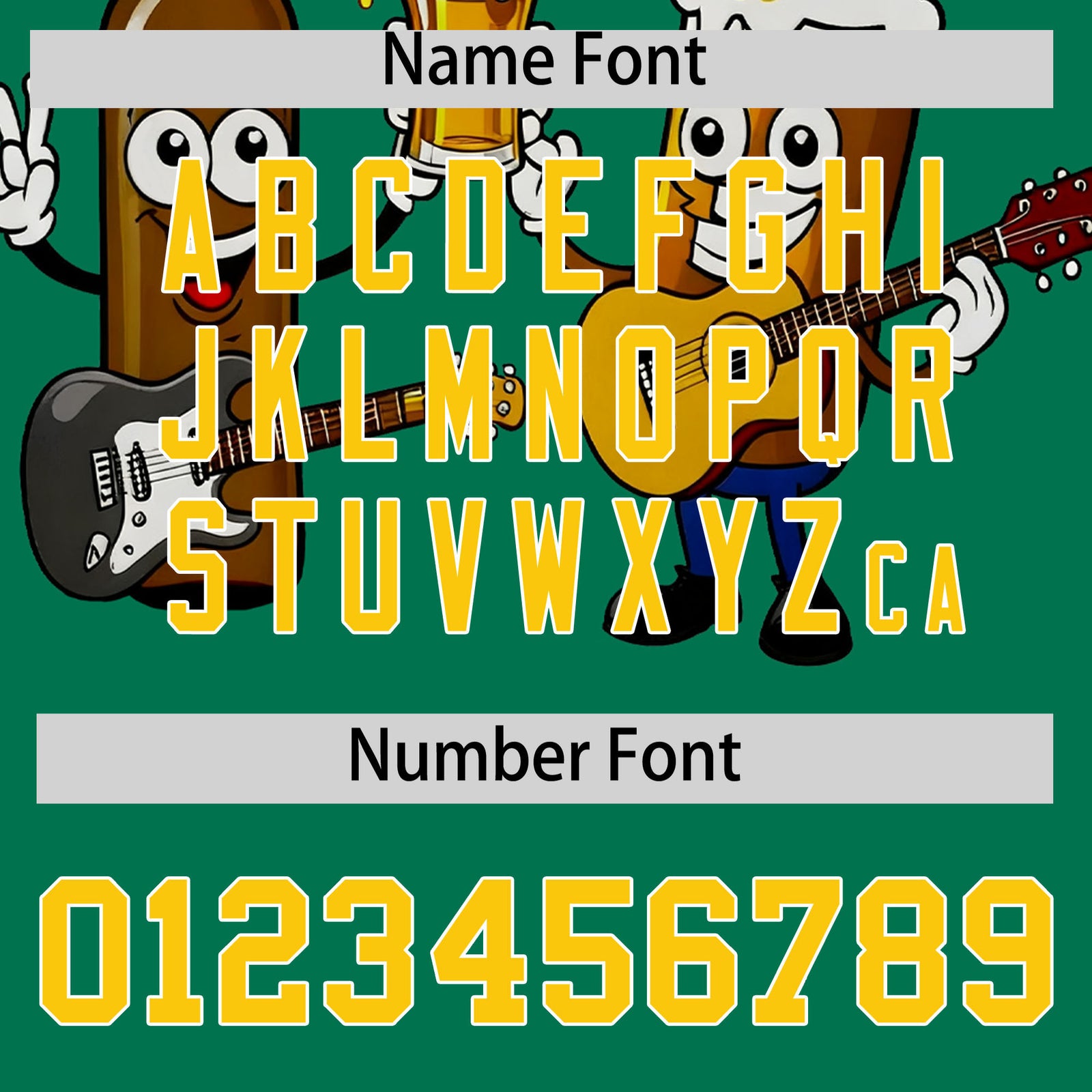 Custom Kelly Green Personalized Team Shirts for Parties & Training | KXKSHOP