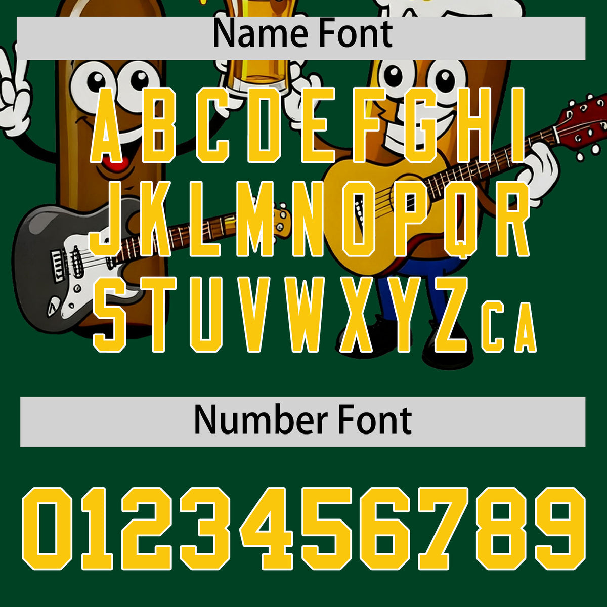 Custom Green Personalized Team Shirts for Parties &amp; Training | KXKSHOP