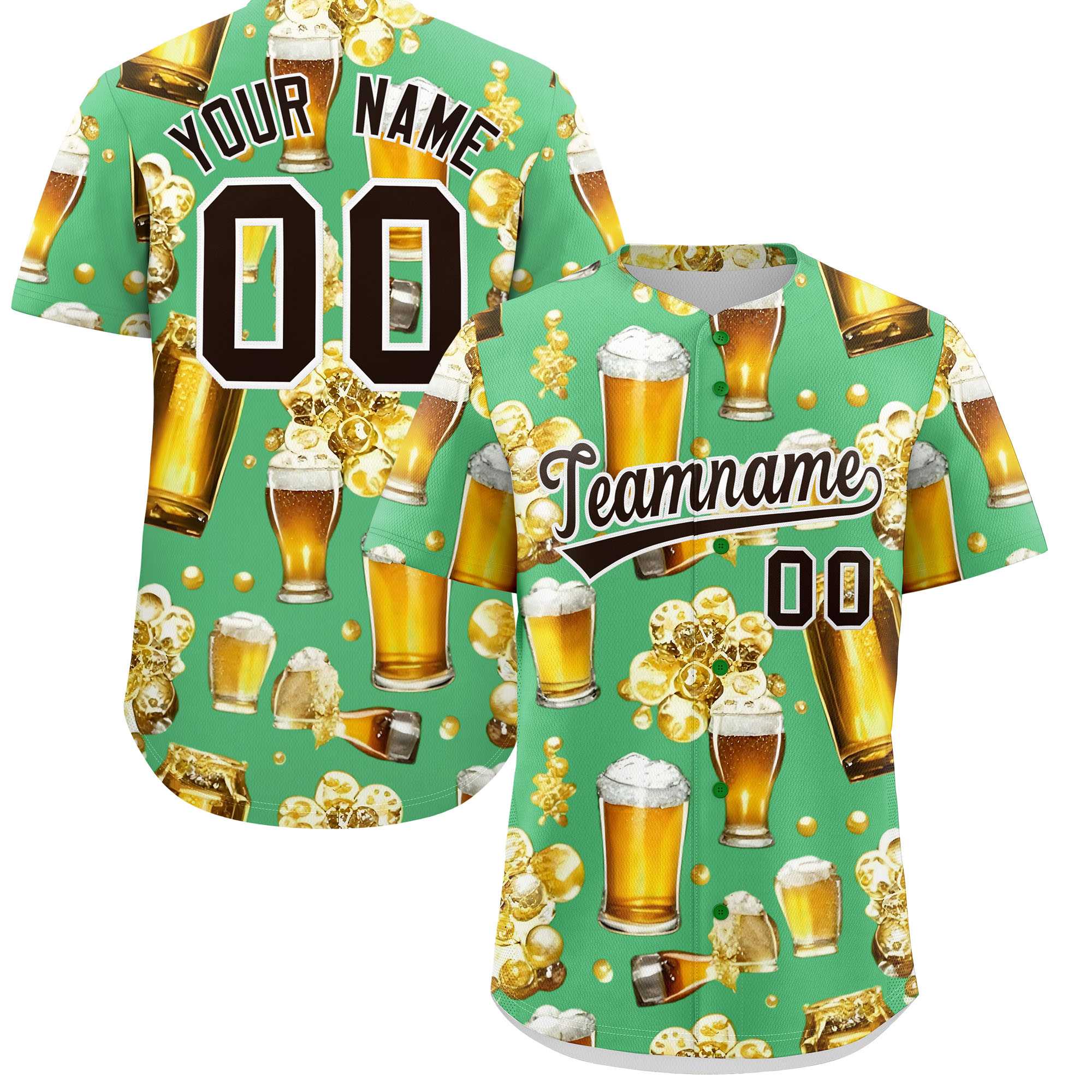 Custom Neon Green Personalized Team Shirts for Parties & Training | KXKSHOP