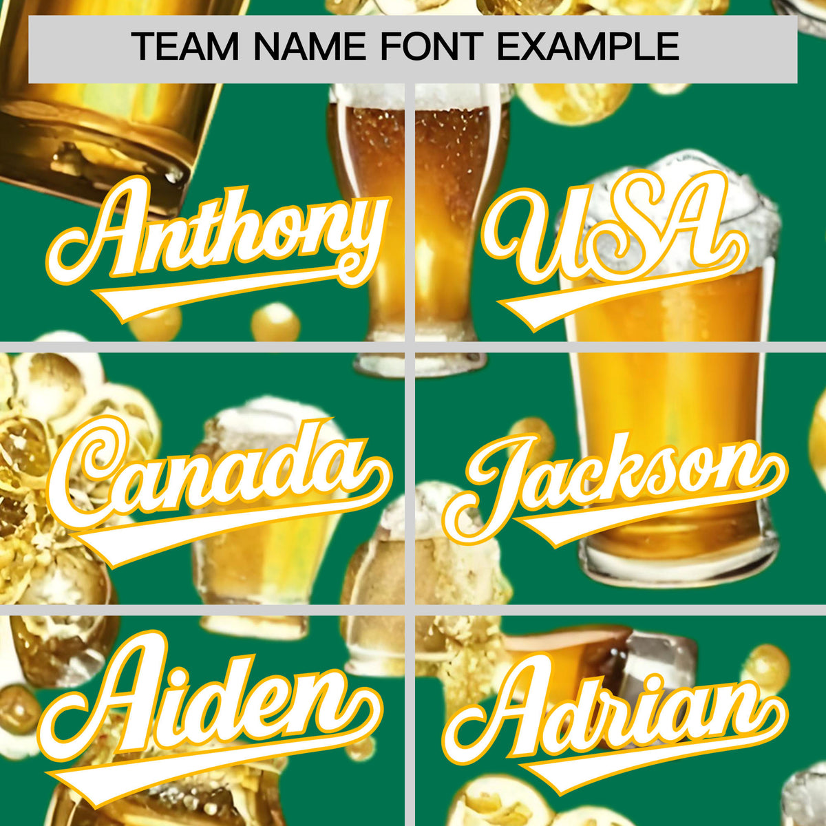 Custom Kelly Green Personalized Team Shirts for Parties &amp; Training | KXKSHOP