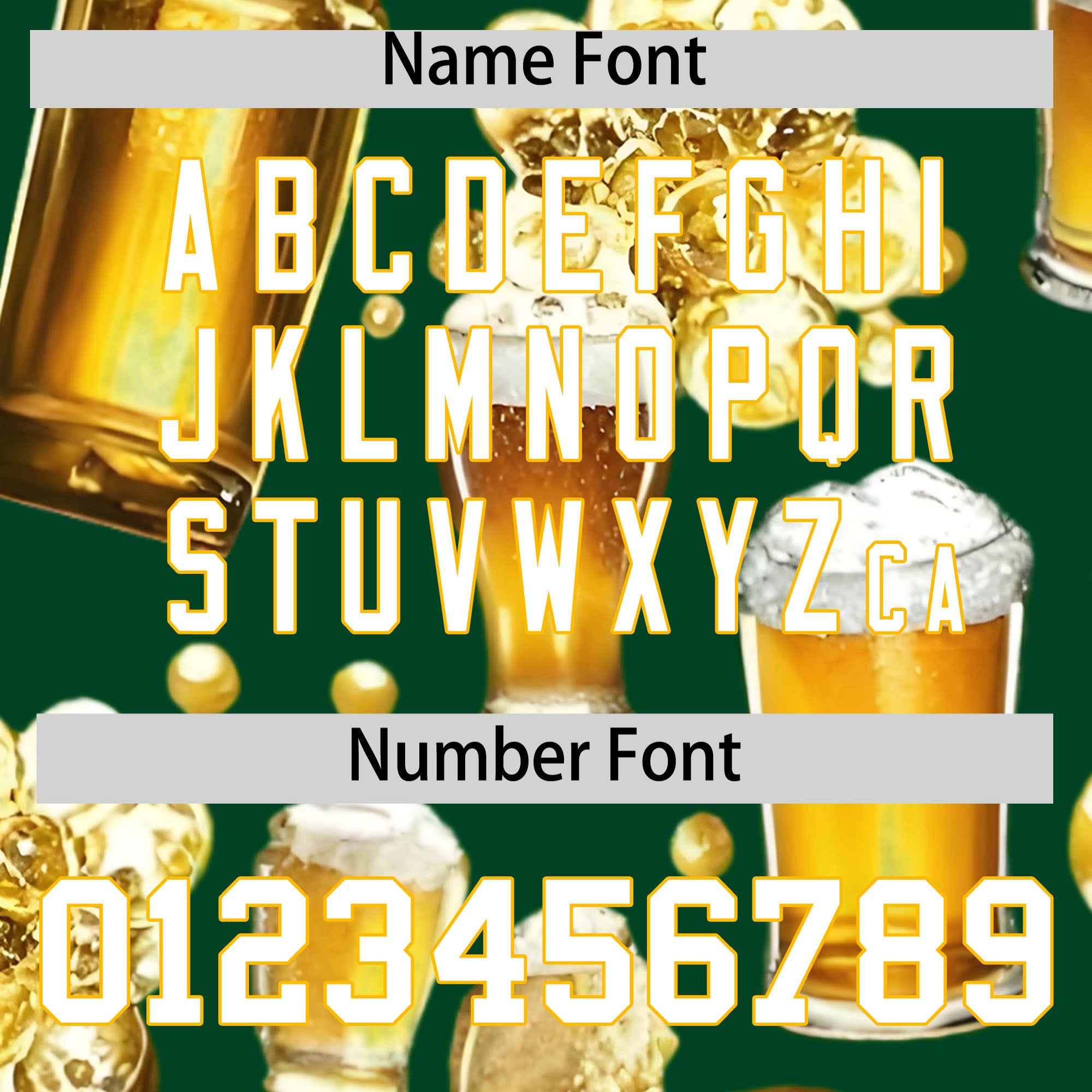 Custom Green Personalized Team Shirts for Parties & Training | KXKSHOP