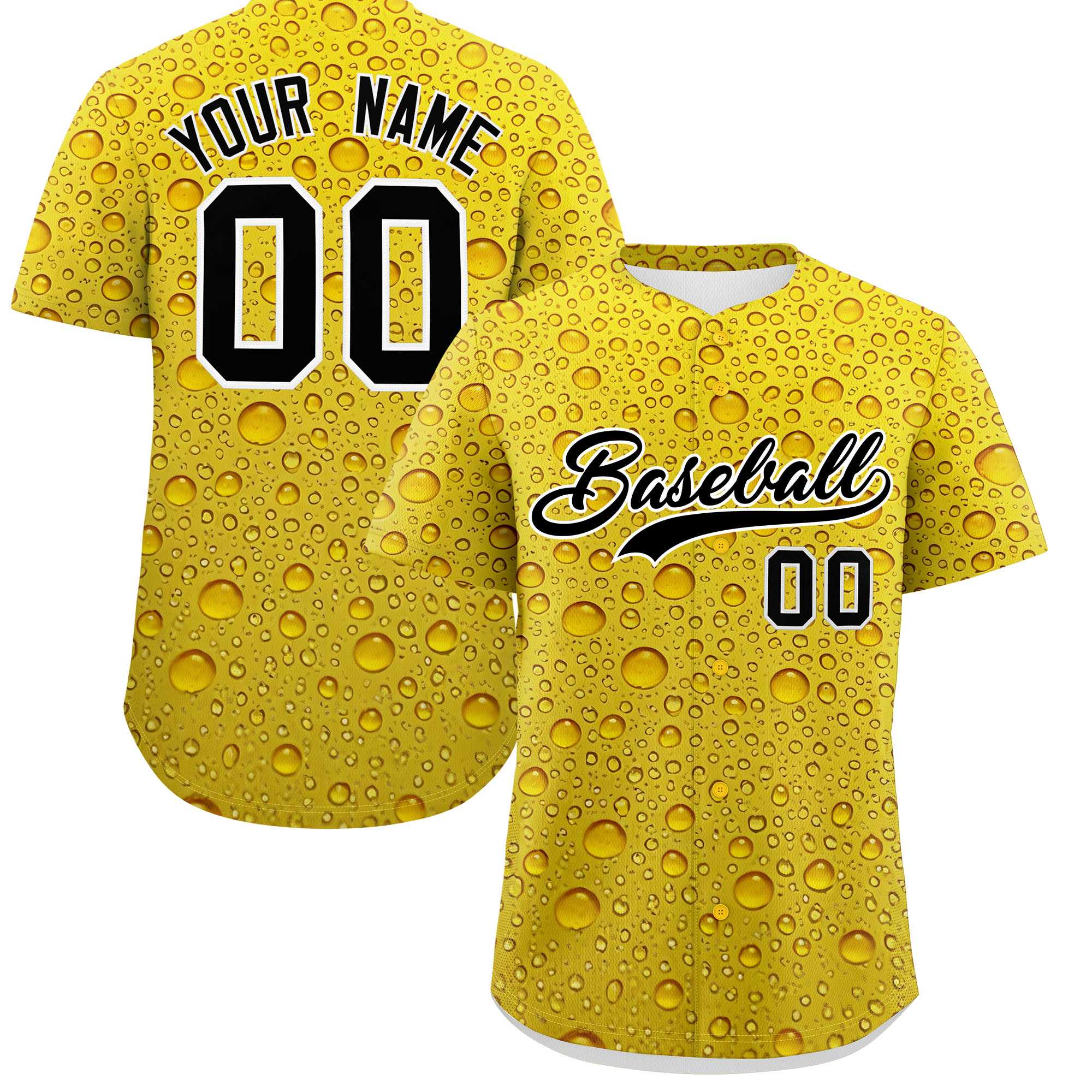 Custom Gold Personalized Team Shirts for Parties & Training | KXKSHOP