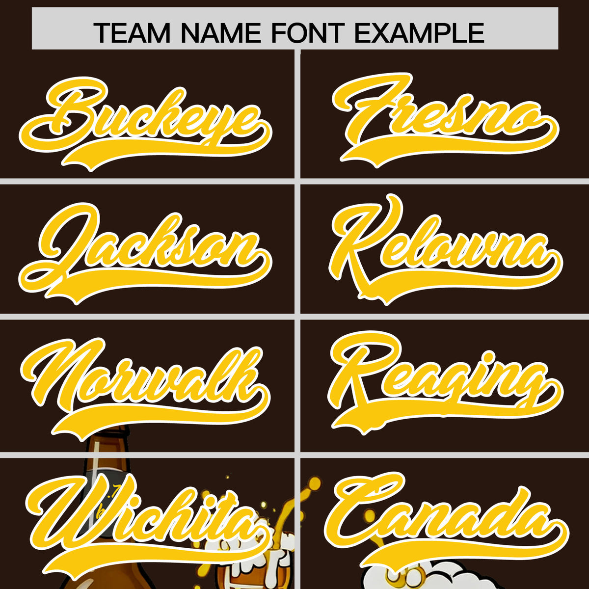 Custom Brown Personalized Team Shirts for Parties &amp; Training | KXKSHOP