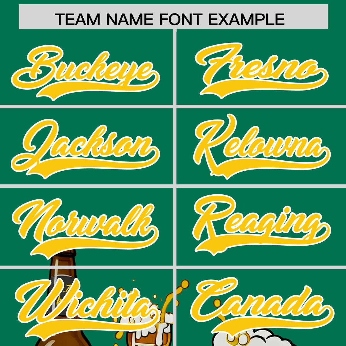 Custom Kelly Green Personalized Team Shirts for Parties &amp; Training | KXKSHOP