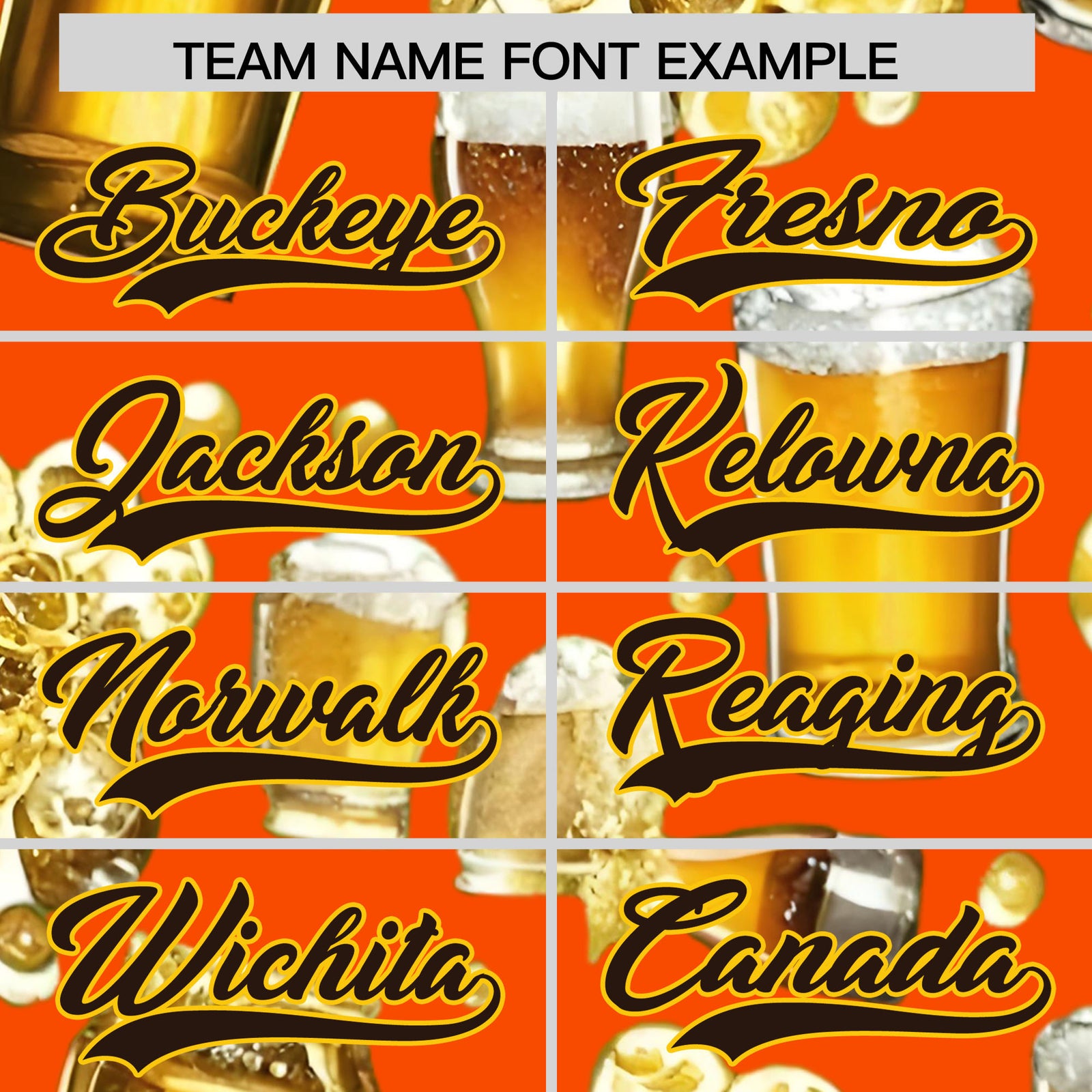 Custom Orange Personalized Team Shirts for Parties & Training | KXKSHOP
