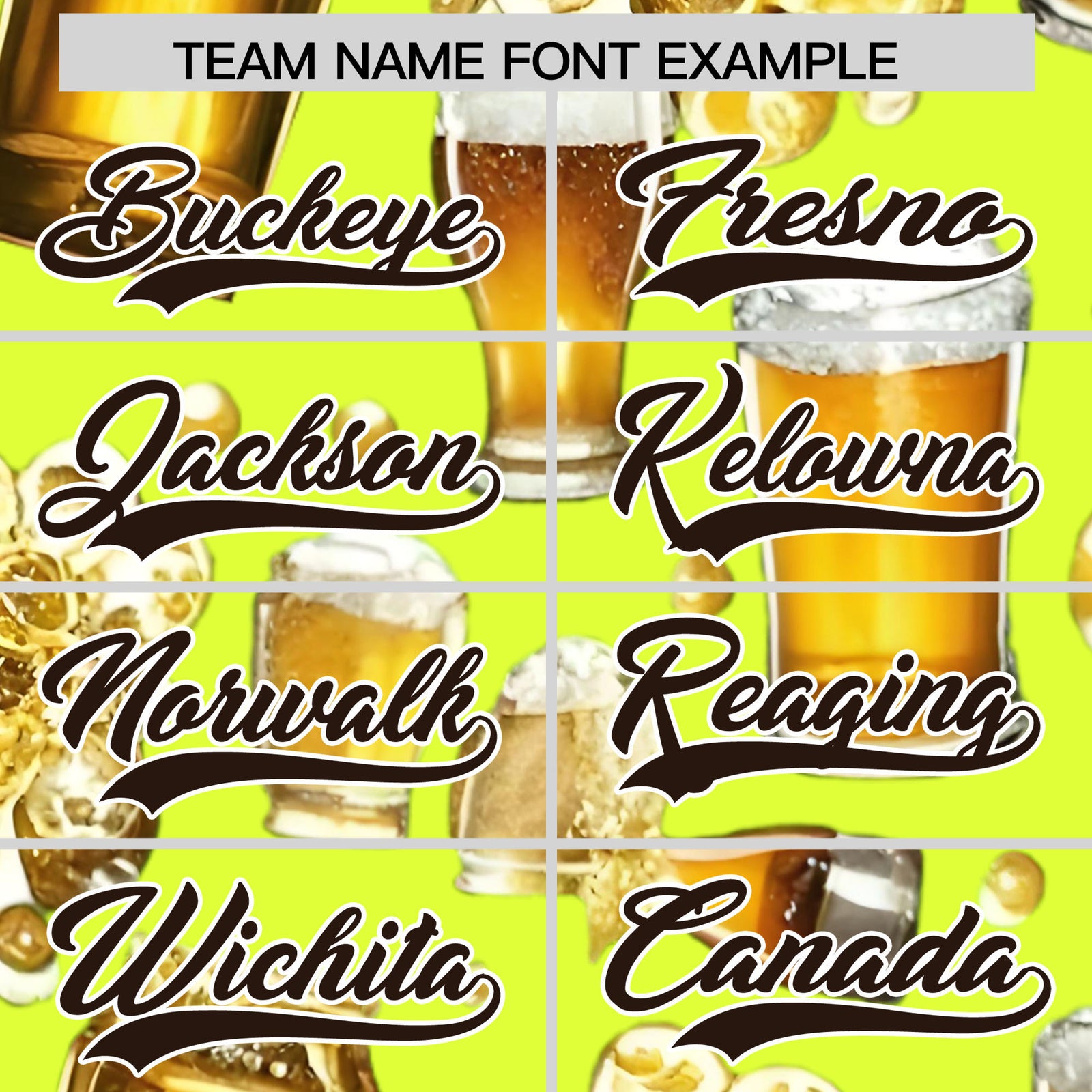 Custom Fluorescent Green Personalized Team Shirts for Parties & Training | KXKSHOP