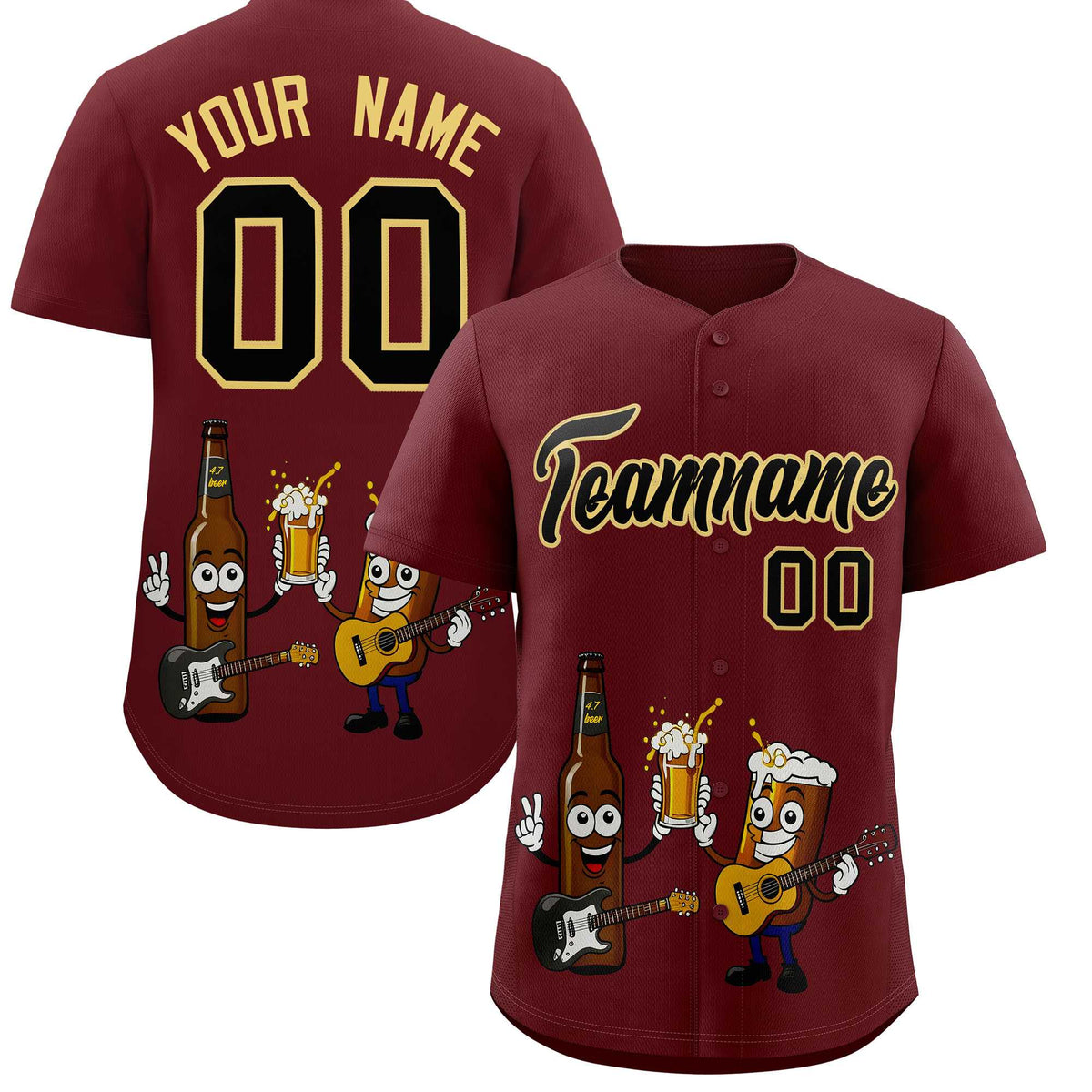Custom Burgundy Personalized Team Shirts for Parties &amp; Training | KXKSHOP