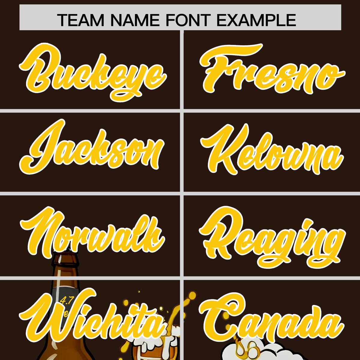 Custom Brown Personalized Team Shirts for Parties &amp; Training | KXKSHOP