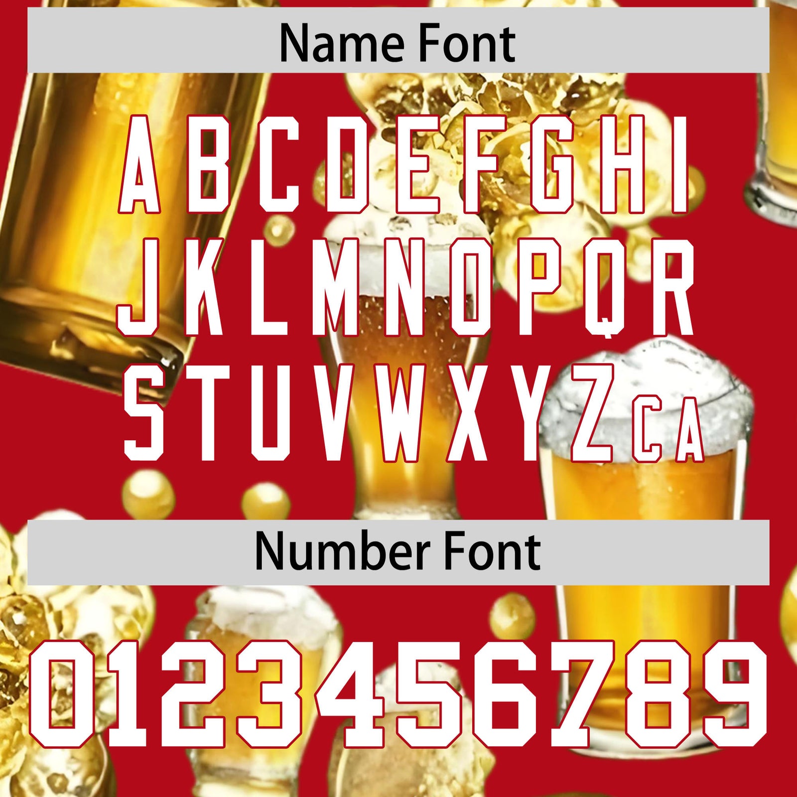 Custom Red Personalized Team Shirts for Parties & Training | KXKSHOP