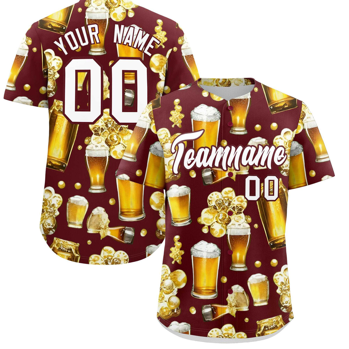 Custom Burgundy Personalized Team Shirts for Parties &amp; Training | KXKSHOP