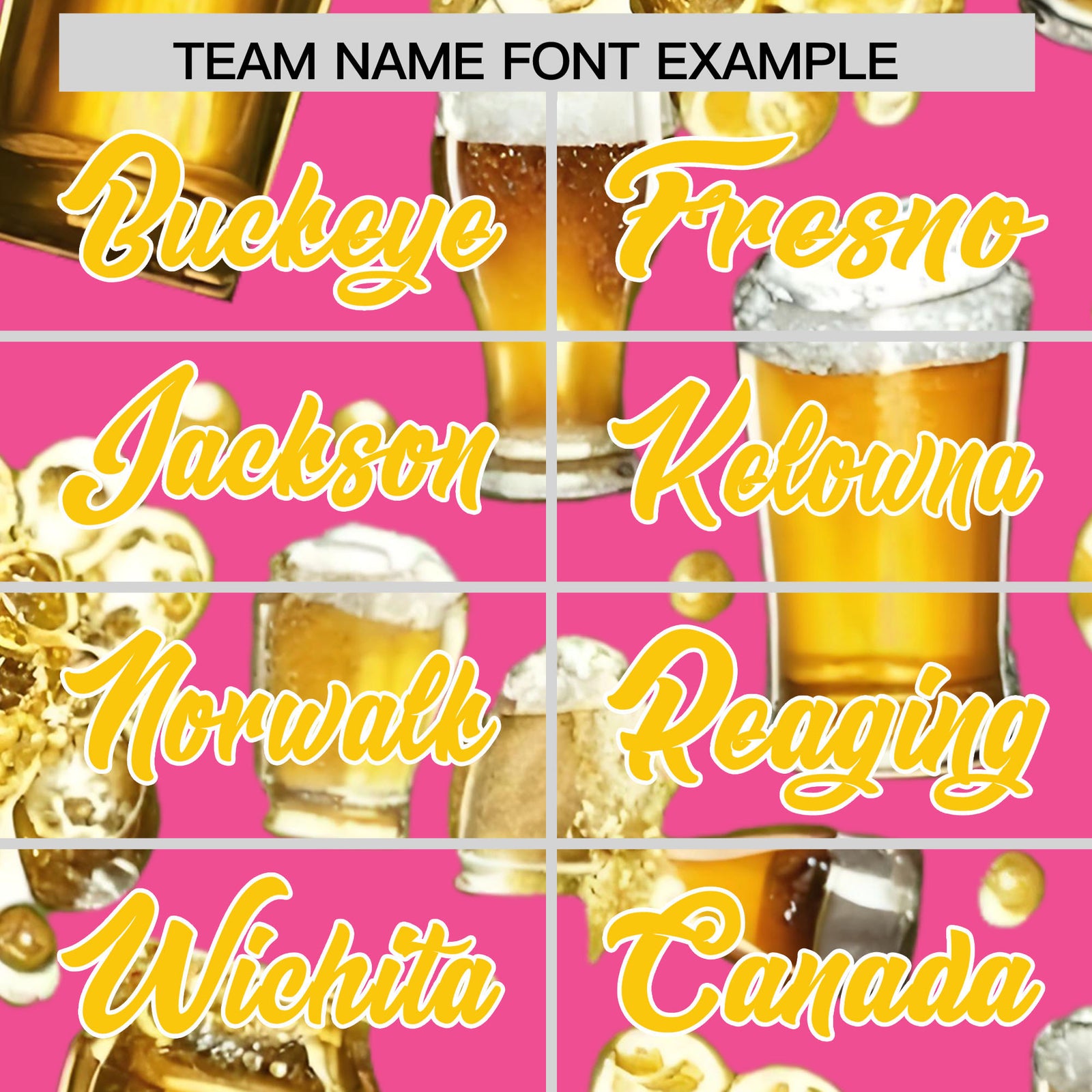 Custom Pink Personalized Team Shirts for Parties & Training | KXKSHOP