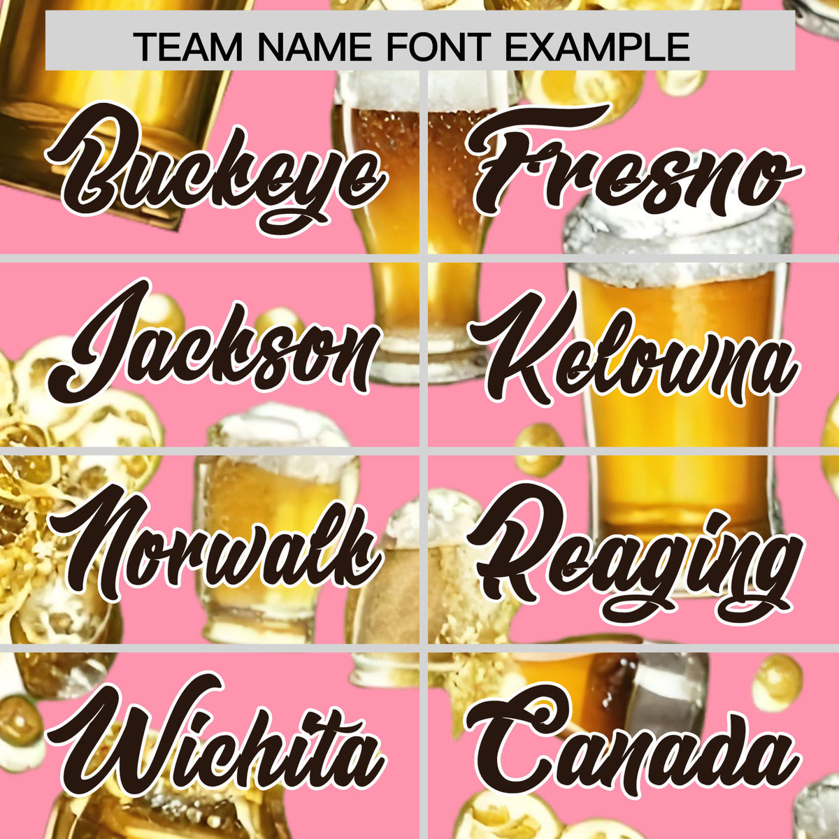 Custom Light Pink Personalized Team Shirts for Parties &amp; Training | KXKSHOP