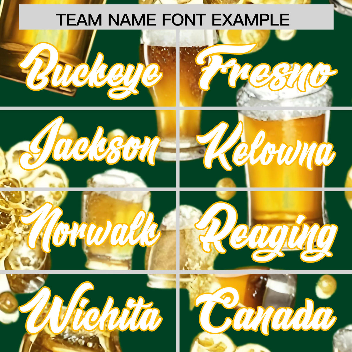 Custom Green Personalized Team Shirts for Parties &amp; Training | KXKSHOP