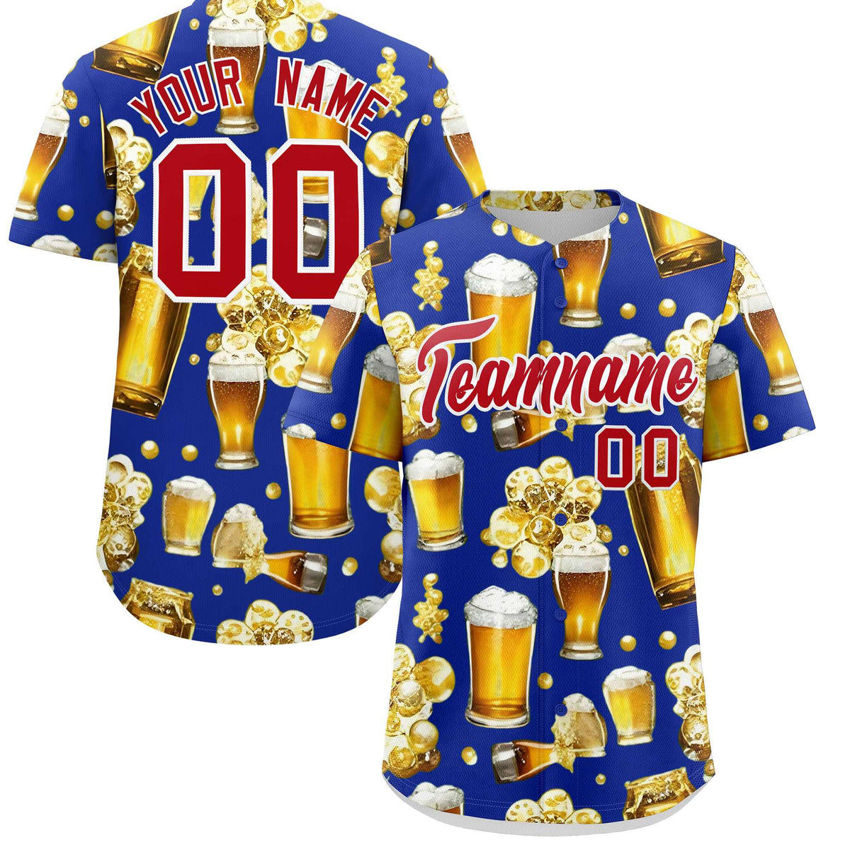 Custom Royal Blue Personalized Team Shirts for Parties &amp; Training | KXKSHOP