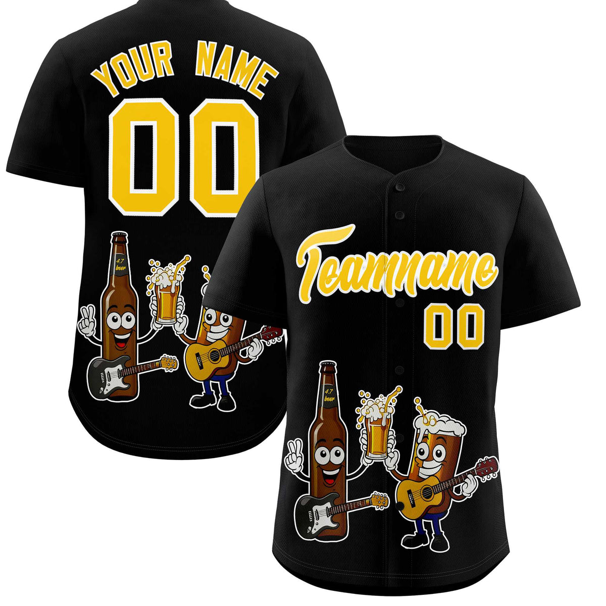 Custom Black Personalized Team Shirts for Parties &amp; Training | KXKSHOP