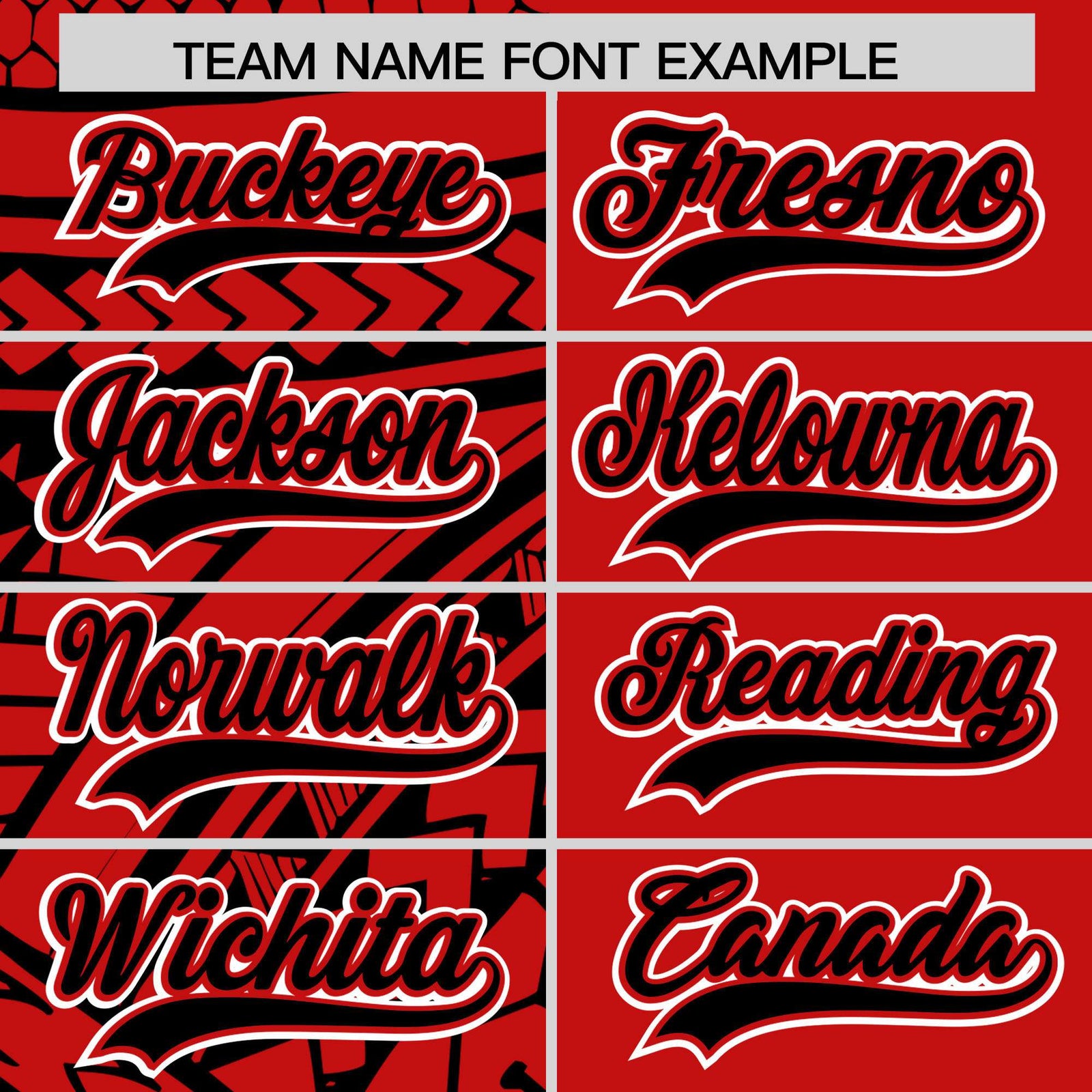 Custom Red Black Split Fashion Tribal Pattern Authentic Baseball Jersey