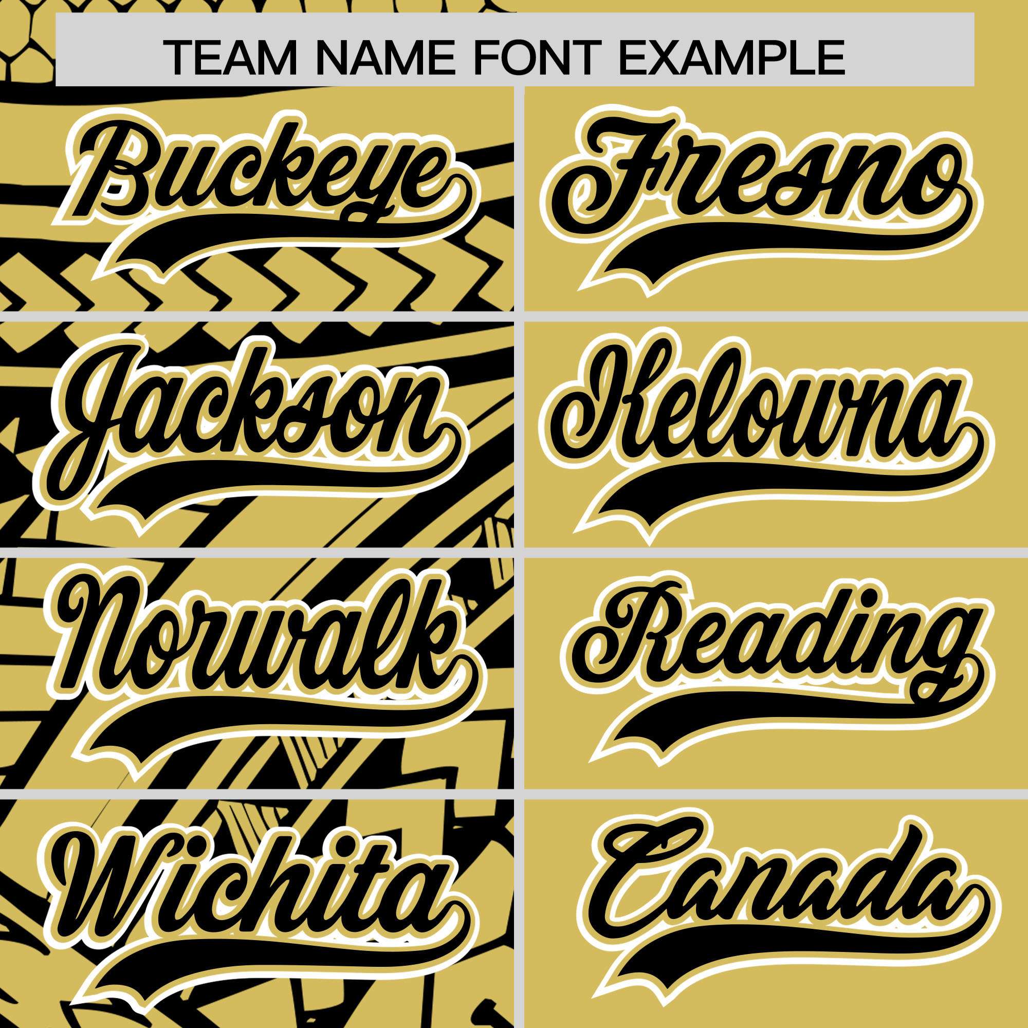 Custom Old Gold Black Split Fashion Tribal Pattern Authentic Baseball Jersey