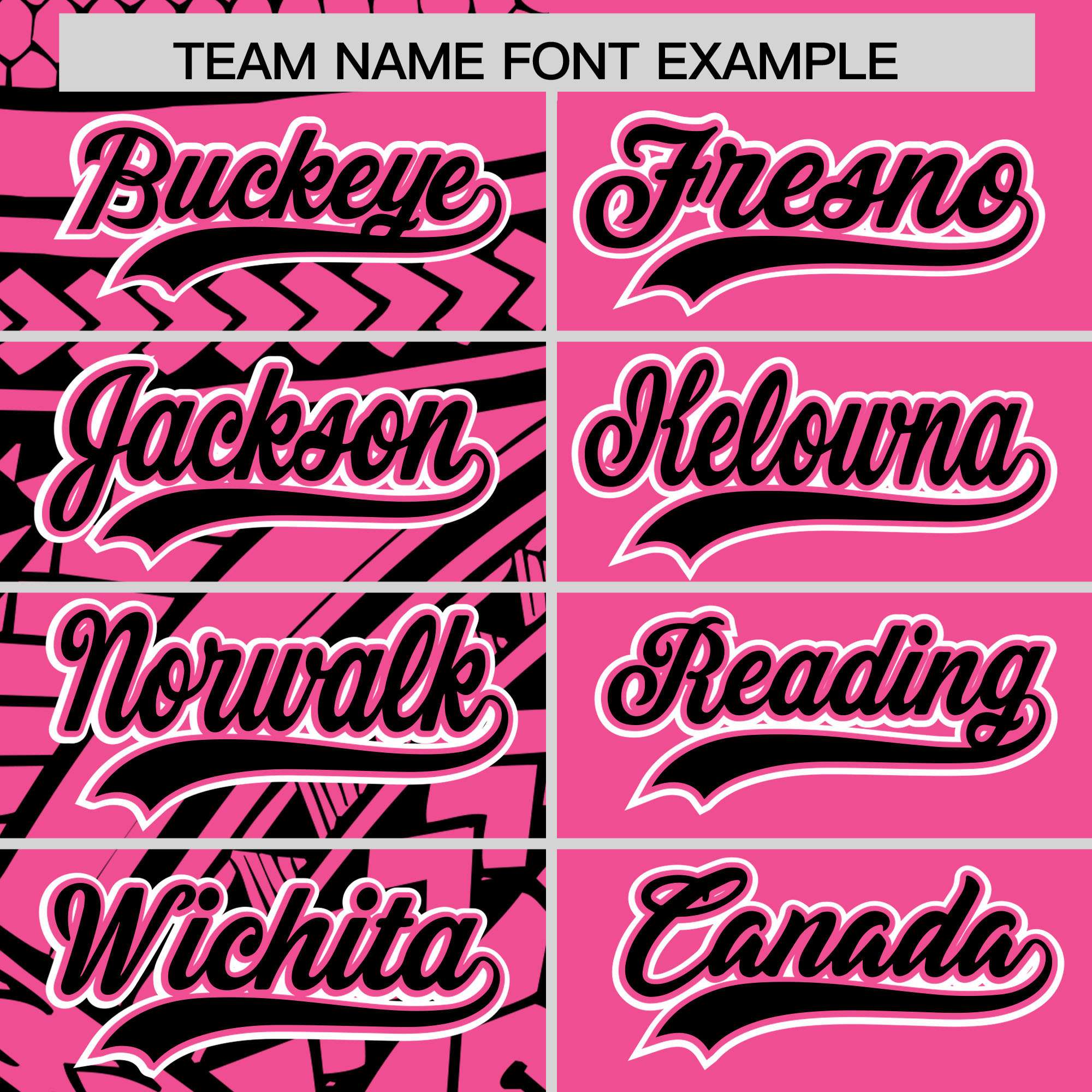 Custom Pink Black Split Fashion Tribal Pattern Authentic Baseball Jersey