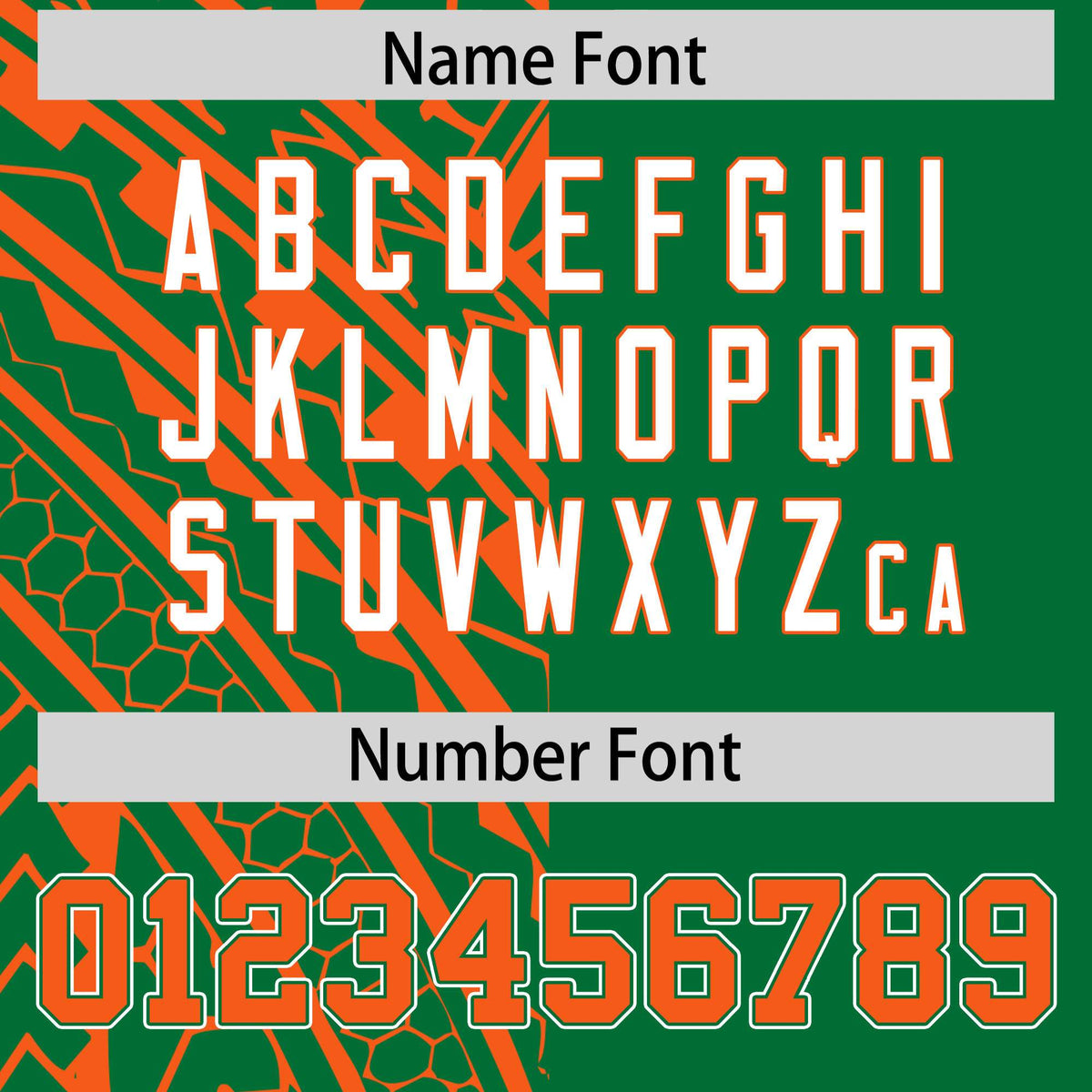 Custom Kelly Green Orange Split Fashion Tribal Pattern Authentic Baseball Jersey