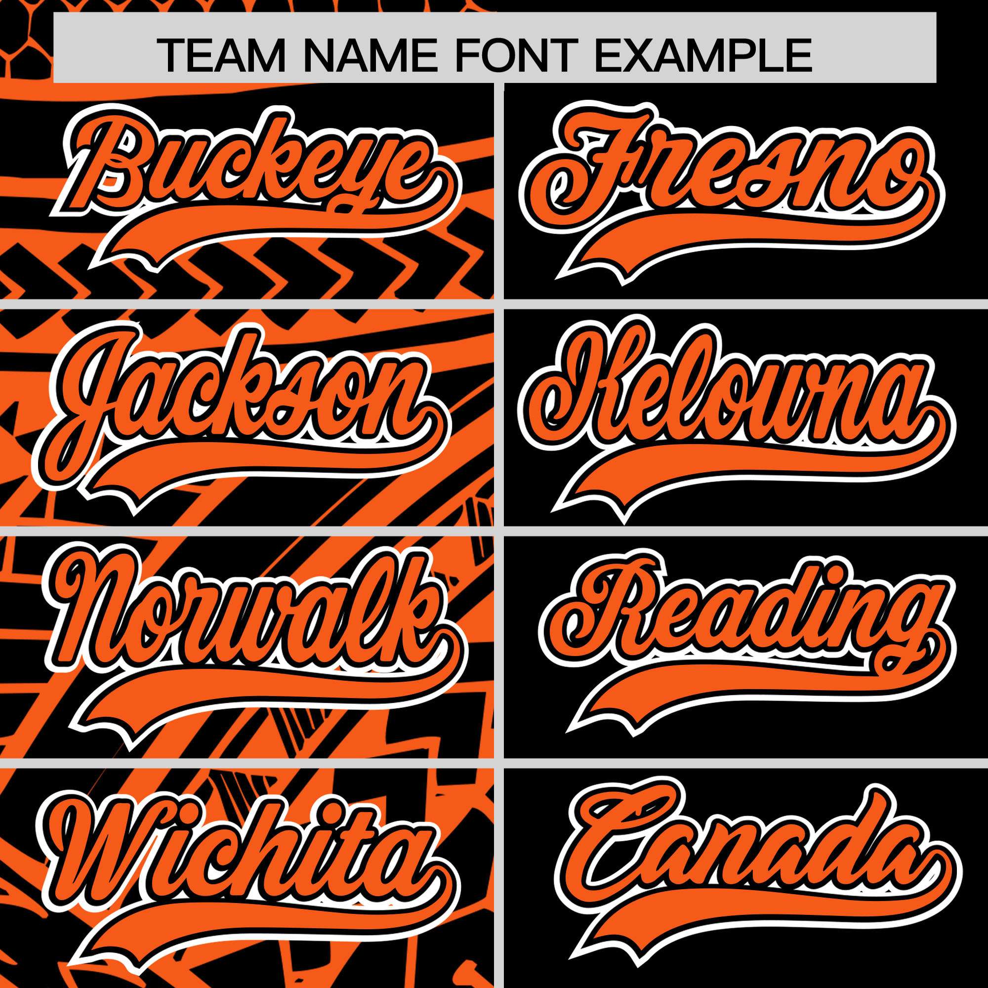 Custom Black Orange Split Fashion Tribal Pattern Authentic Baseball Jersey