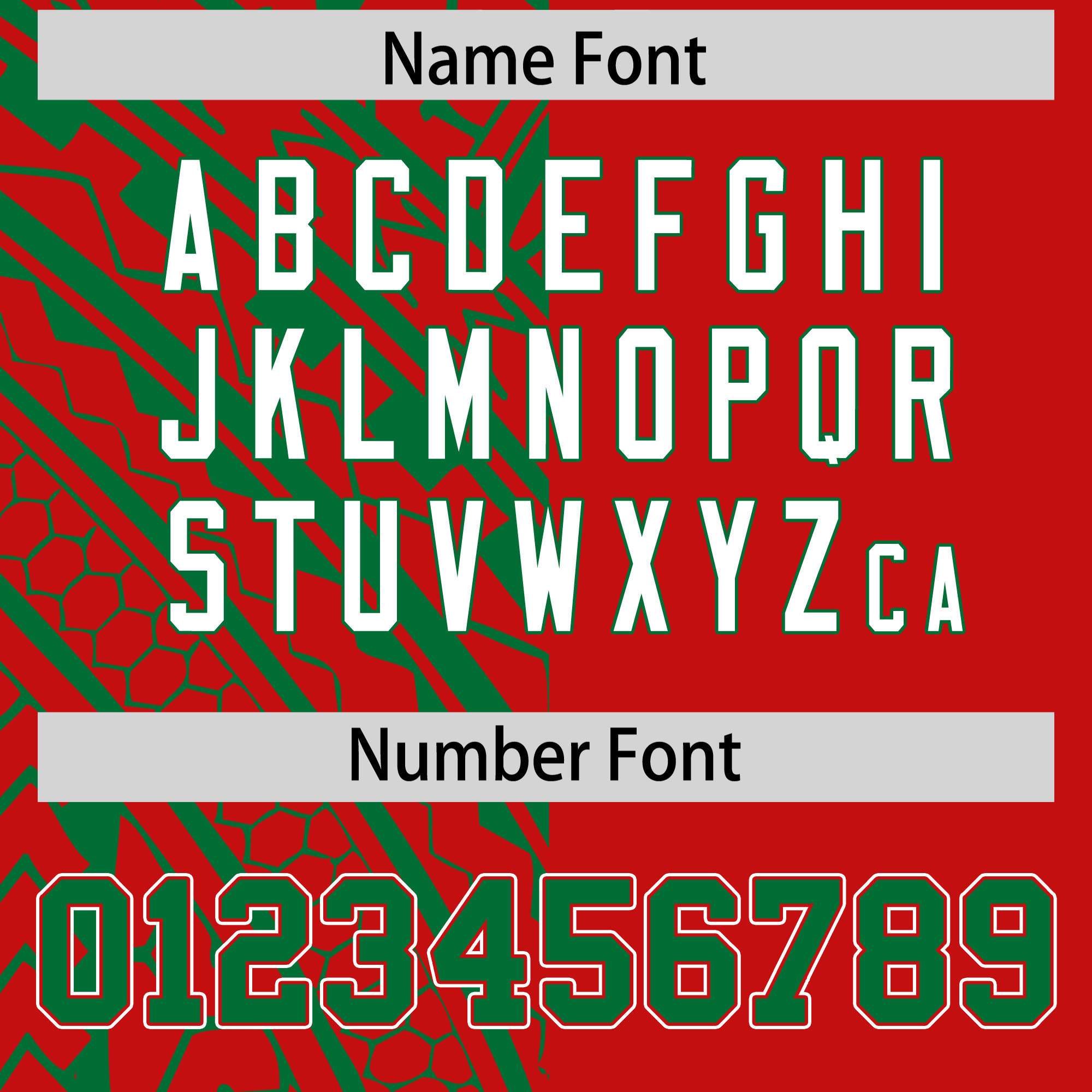 Custom Red Kelly Green Split Fashion Tribal Pattern Authentic Baseball Jersey