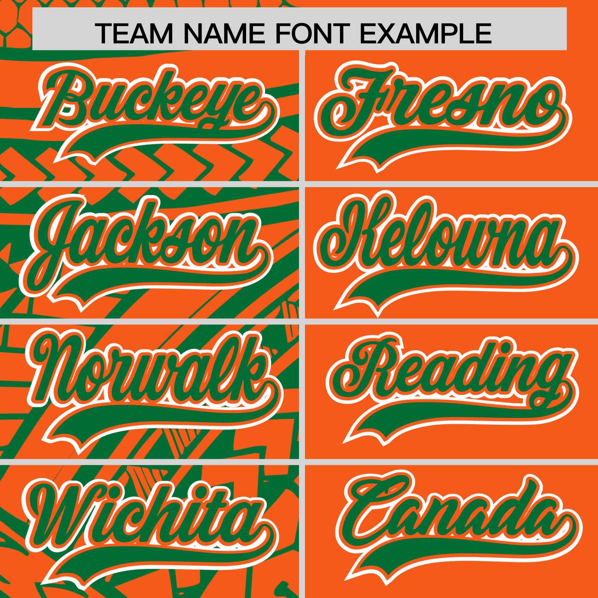 Custom Orange Kelly Green Split Fashion Tribal Pattern Authentic Baseball Jersey