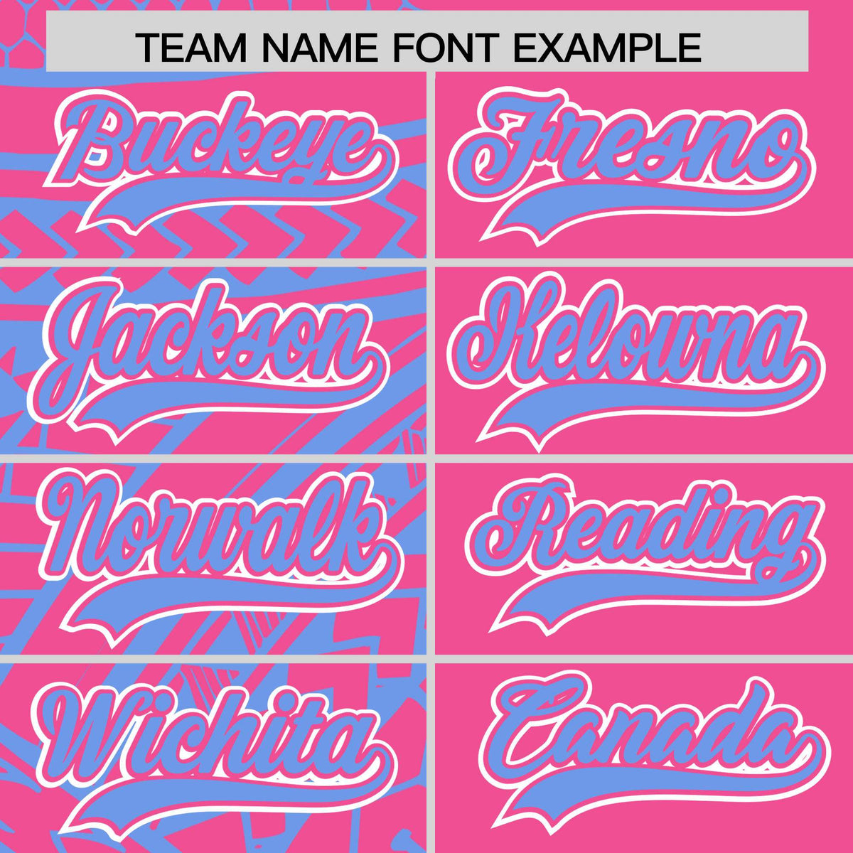 Custom Pink Light Blue Split Fashion Tribal Pattern Authentic Baseball Jersey