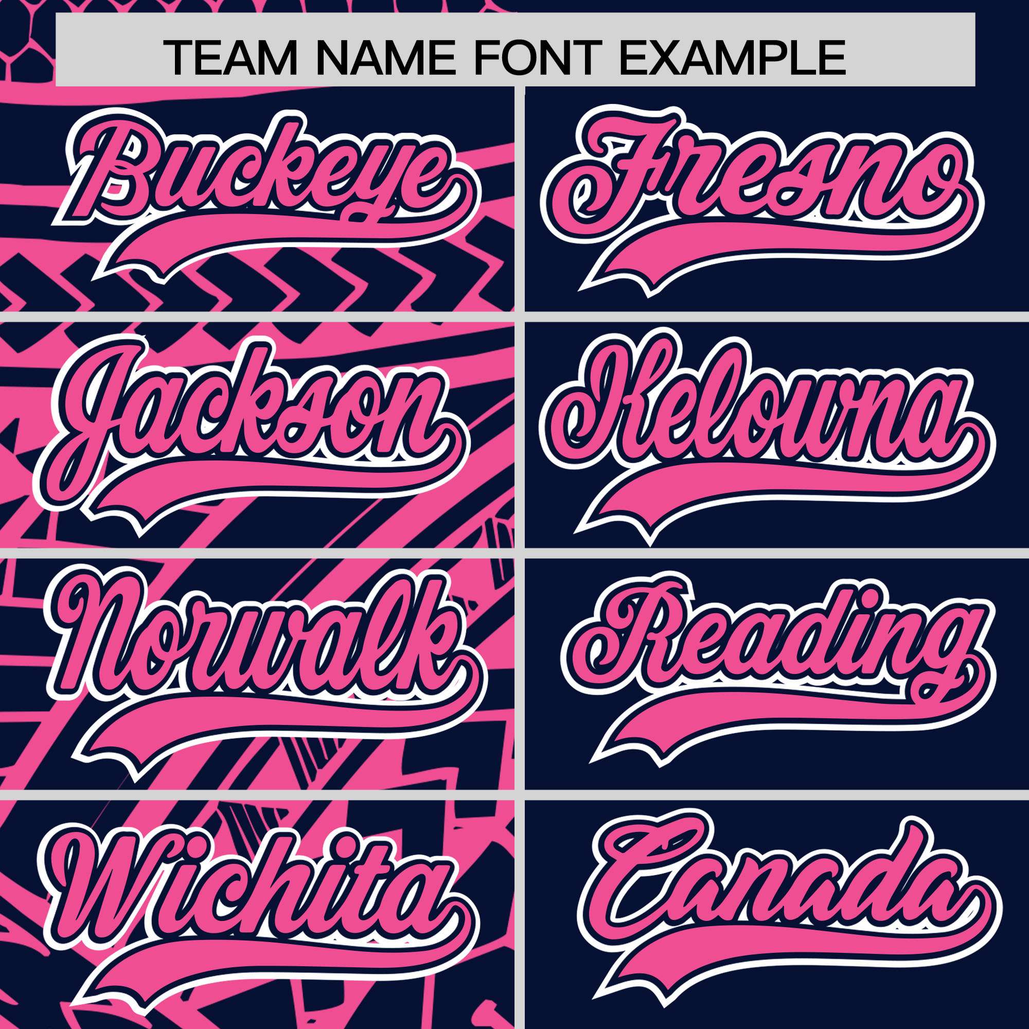 Custom Navy Pink Split Fashion Tribal Pattern Authentic Baseball Jersey